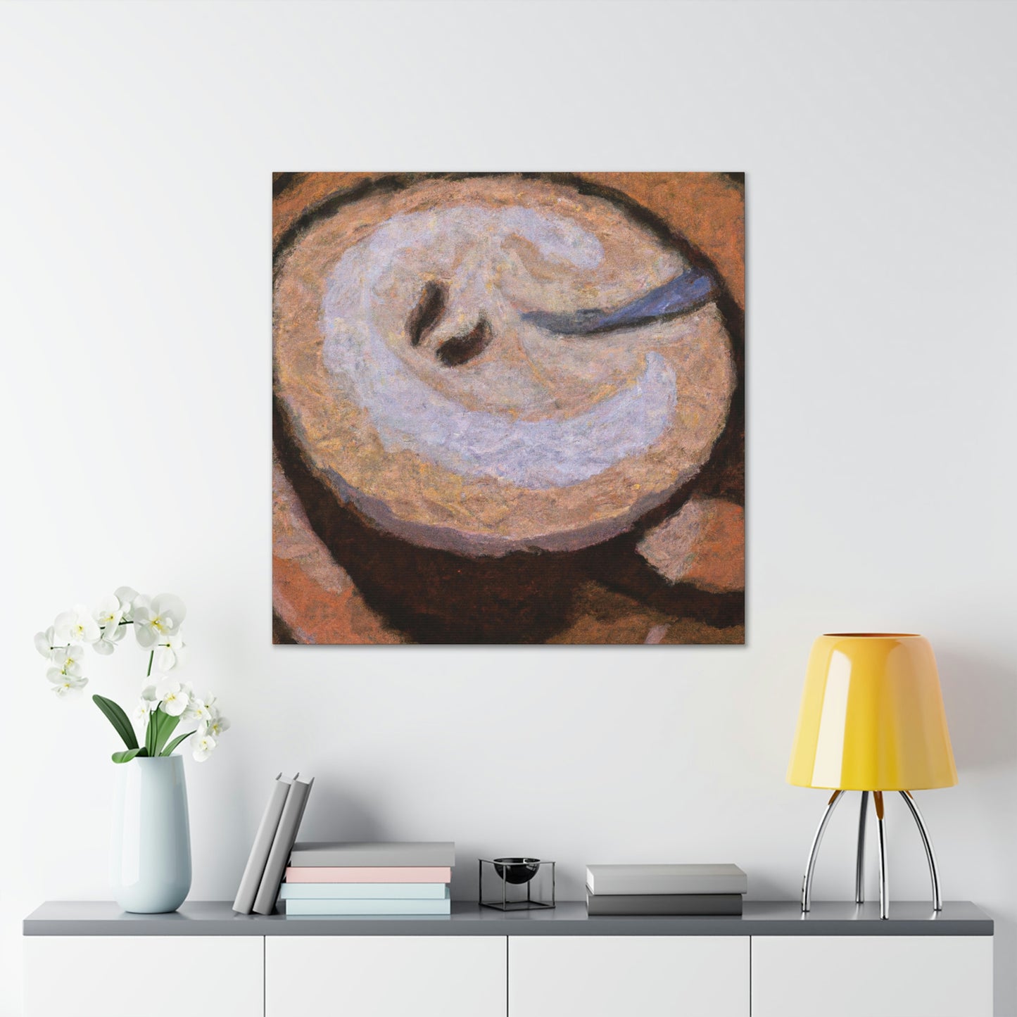 Coffee Swirls Expresssed - Canvas