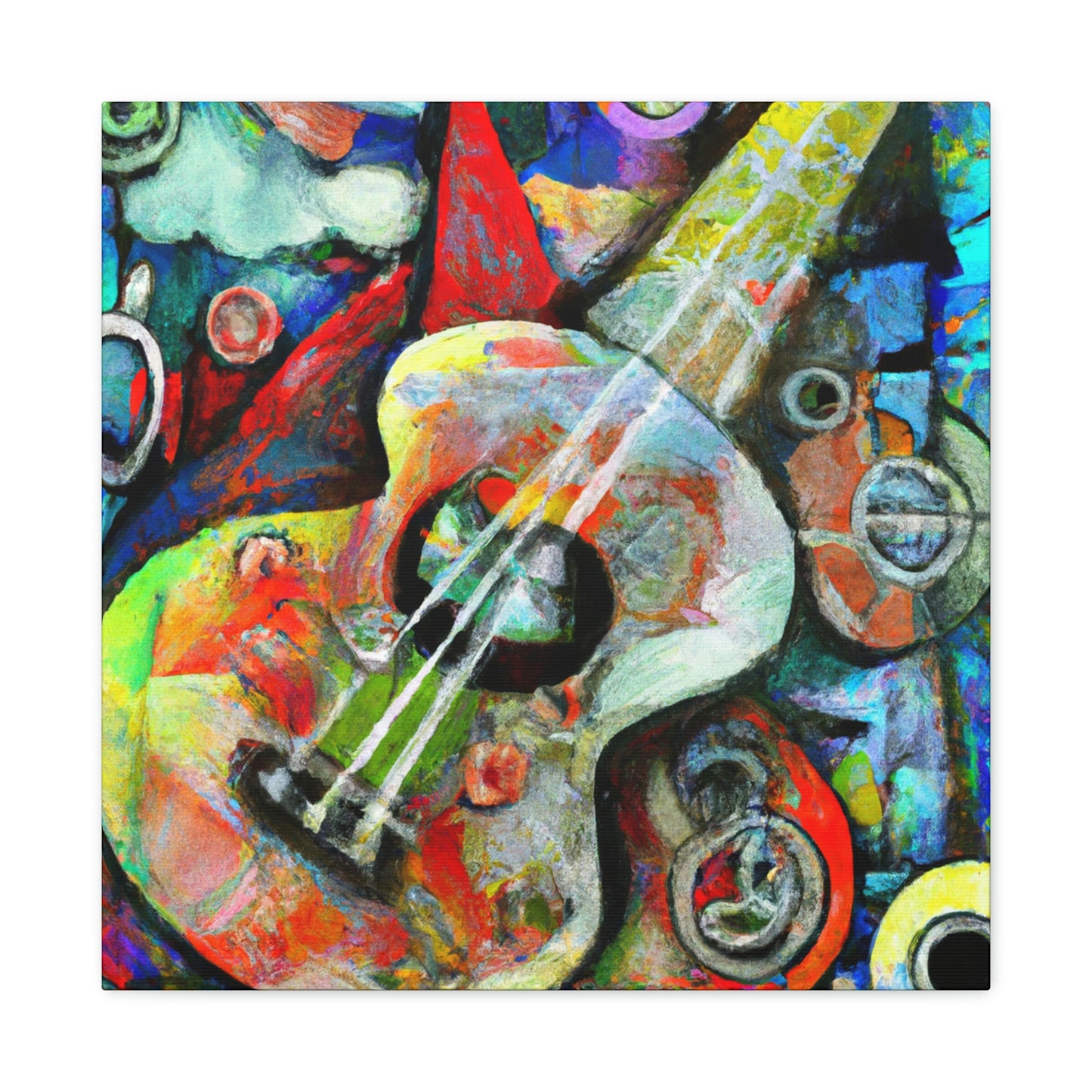 Ukelele in Dreamscape - Canvas