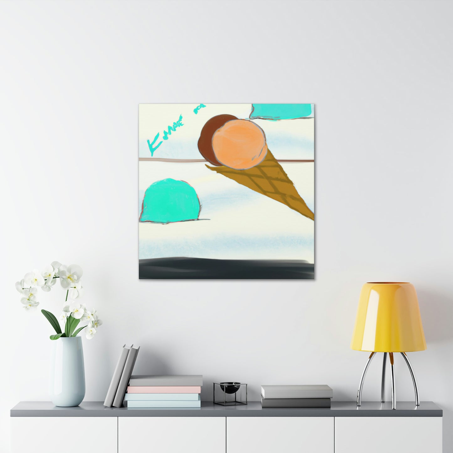 "Ice Cream Escape” - Canvas