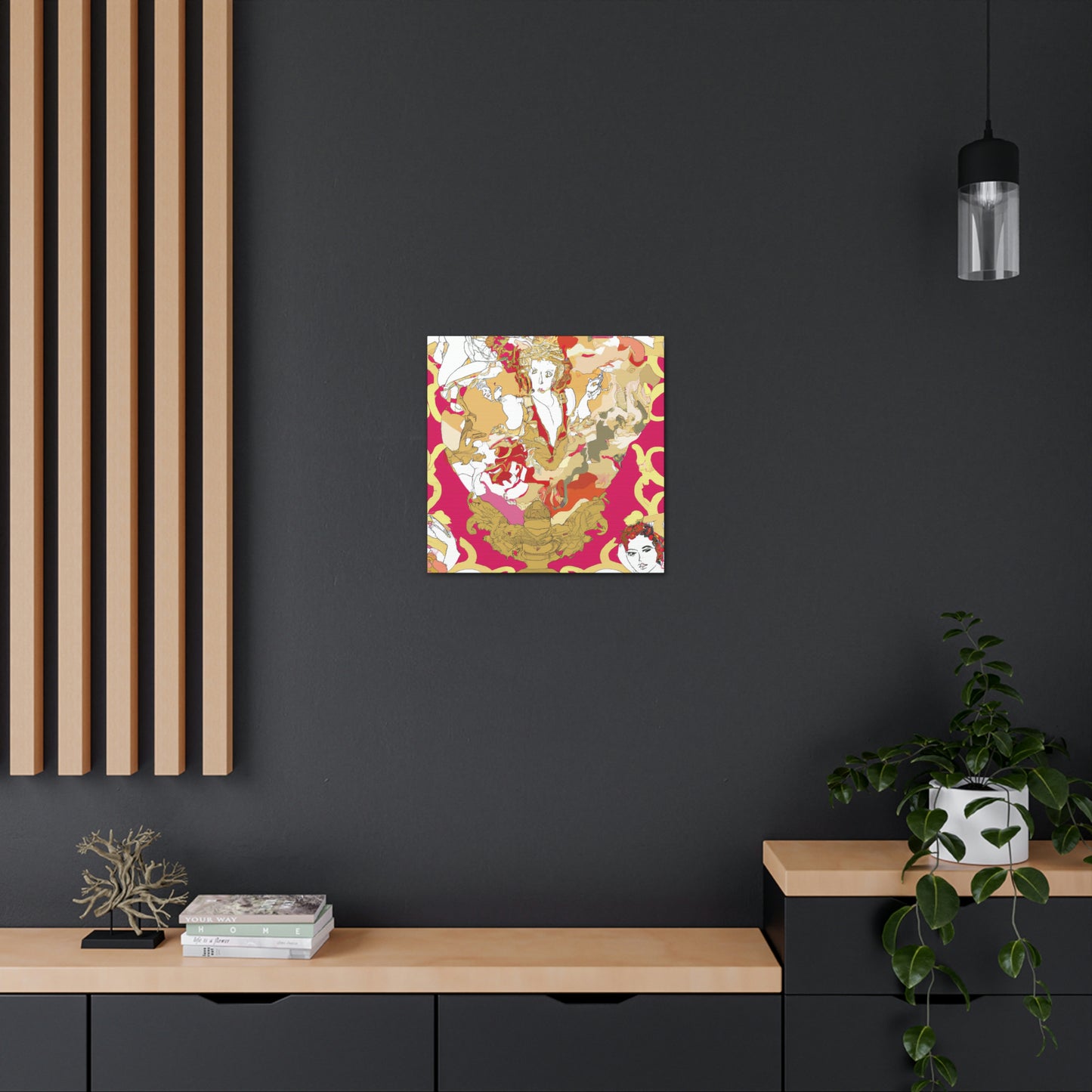 Lavish Garden Splendor - Canvas