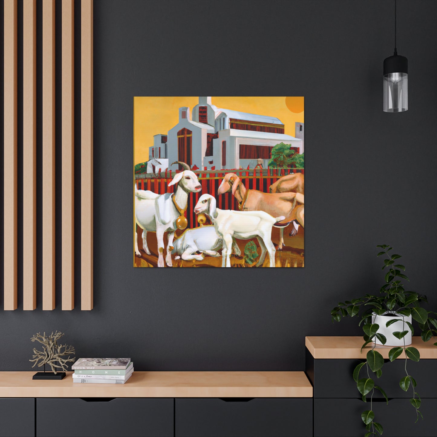 'Goat of Glamour' - Canvas