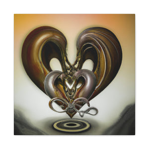 Intertwined Hearts Unite - Canvas