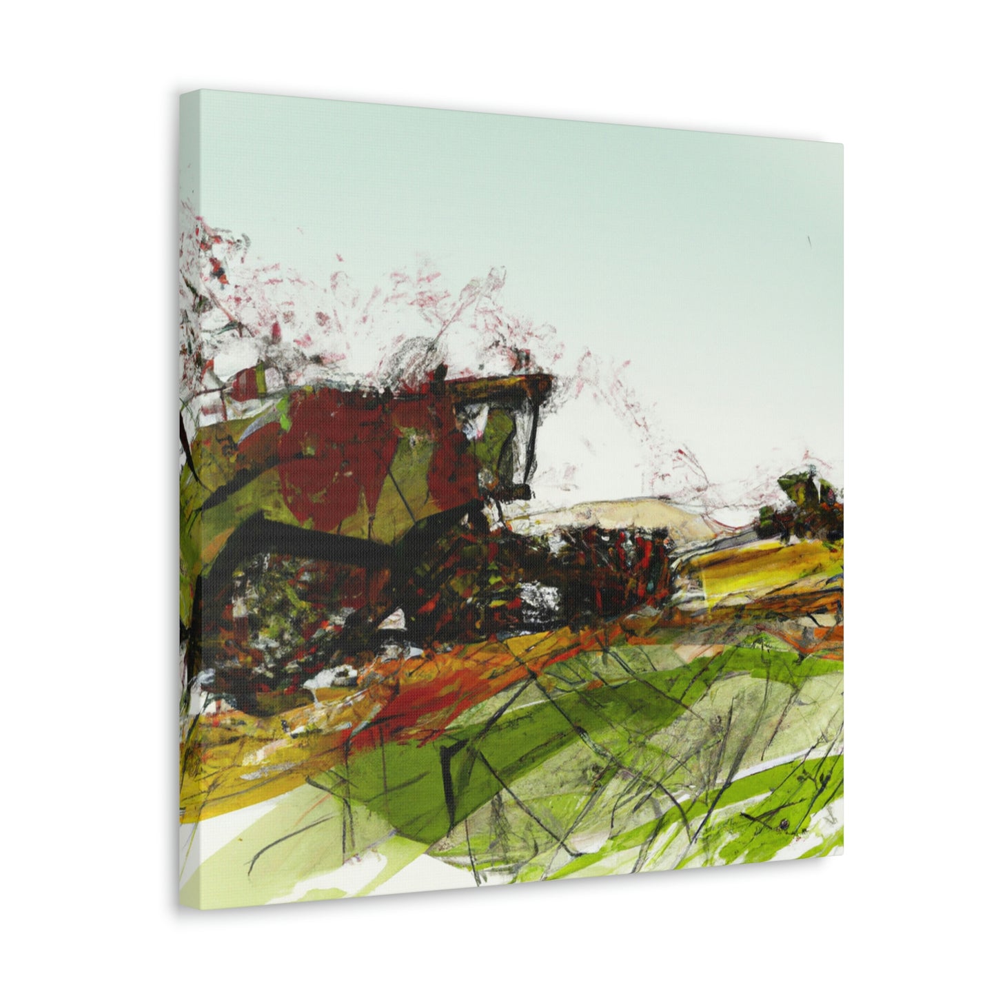 Harvesters in Harvest Time - Canvas