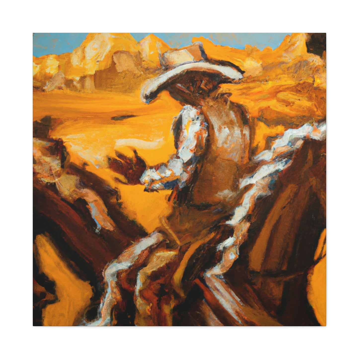 A Western Visionscape - Canvas