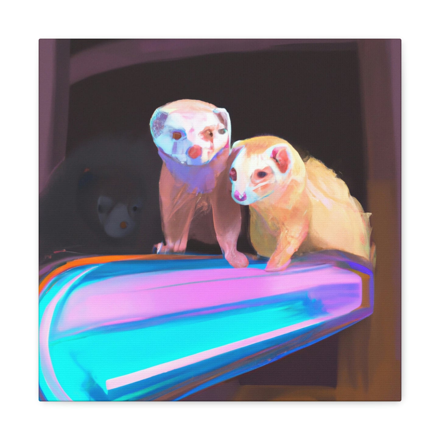 Ferrets of Minimalism - Canvas