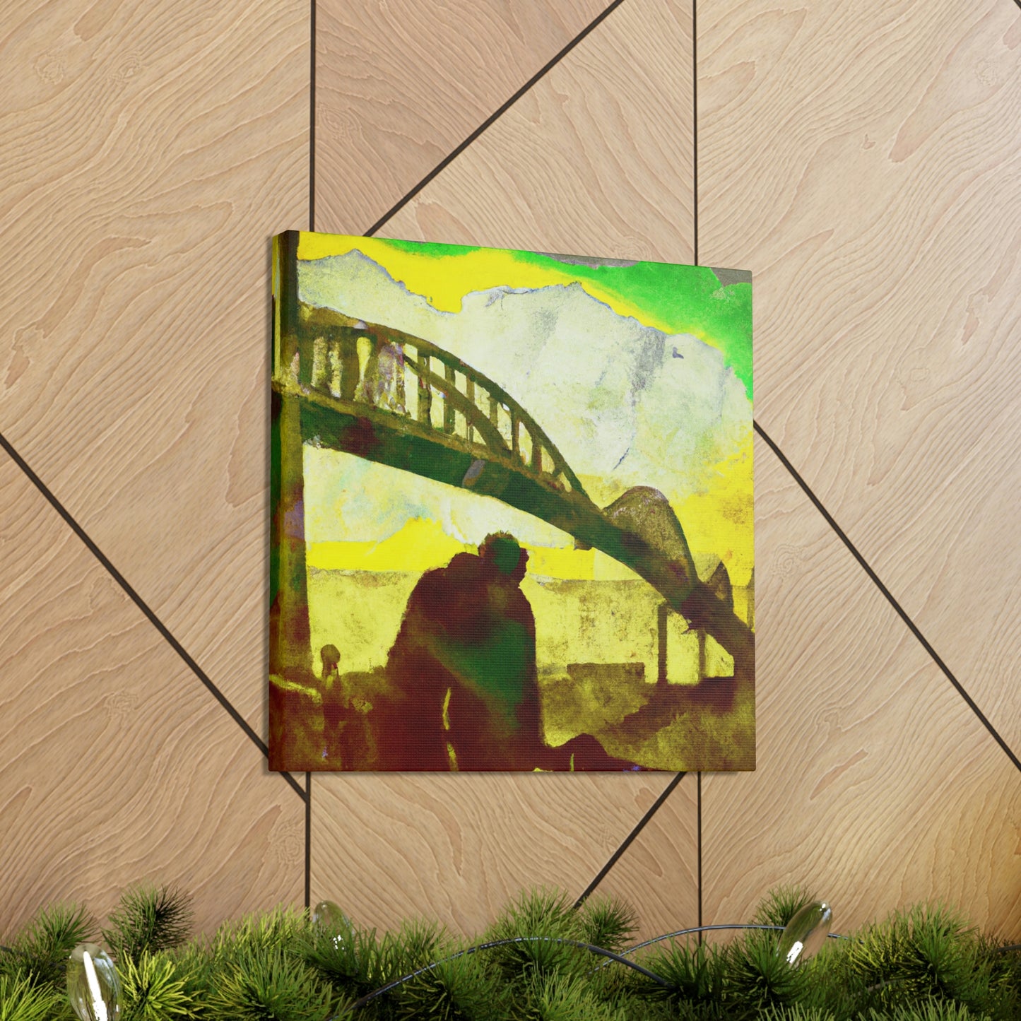 Love Bridge in Bloom - Canvas