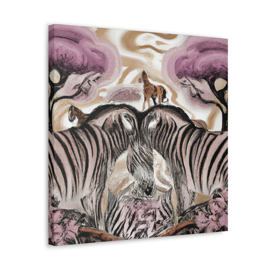 "Zebra in Splendour" - Canvas