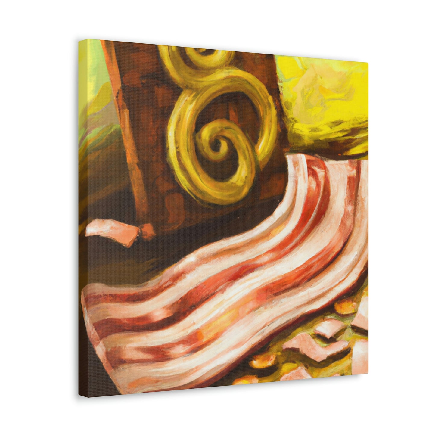 "Bacon In Steampunk Times" - Canvas