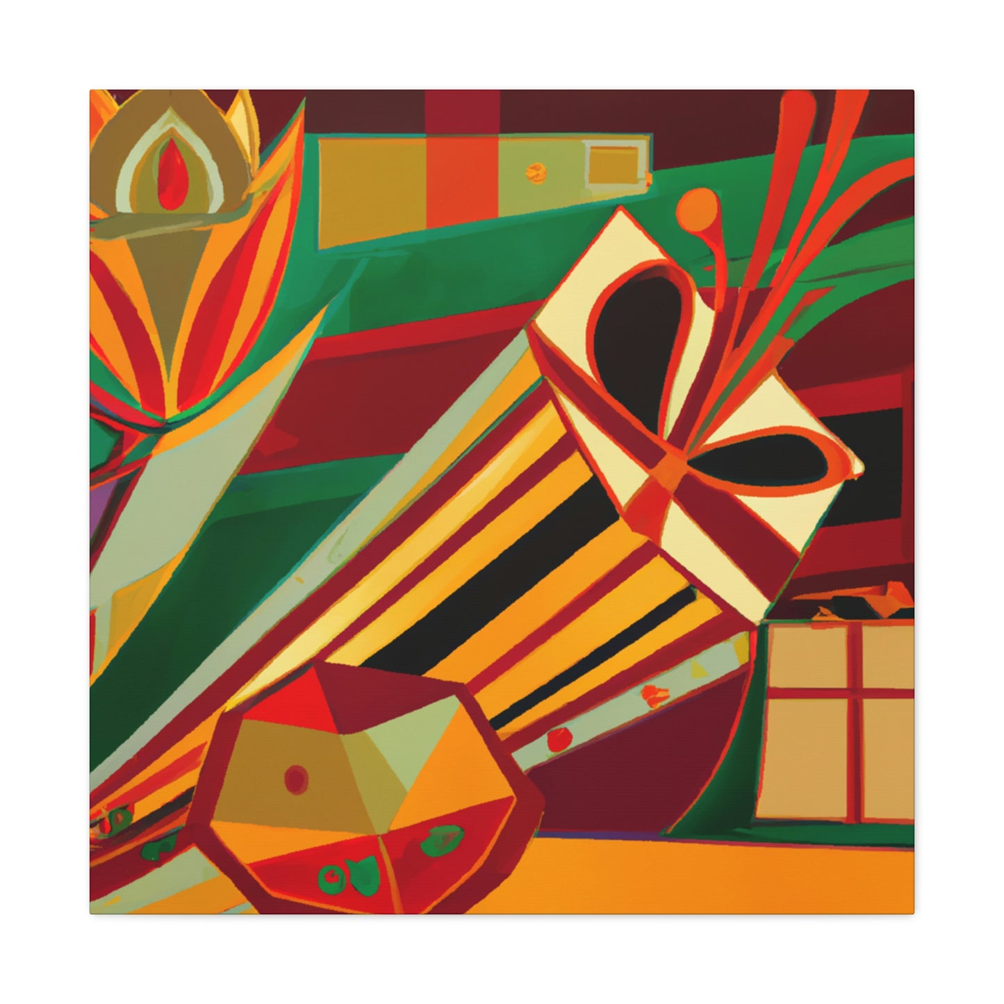 Presents in Art Deco - Canvas