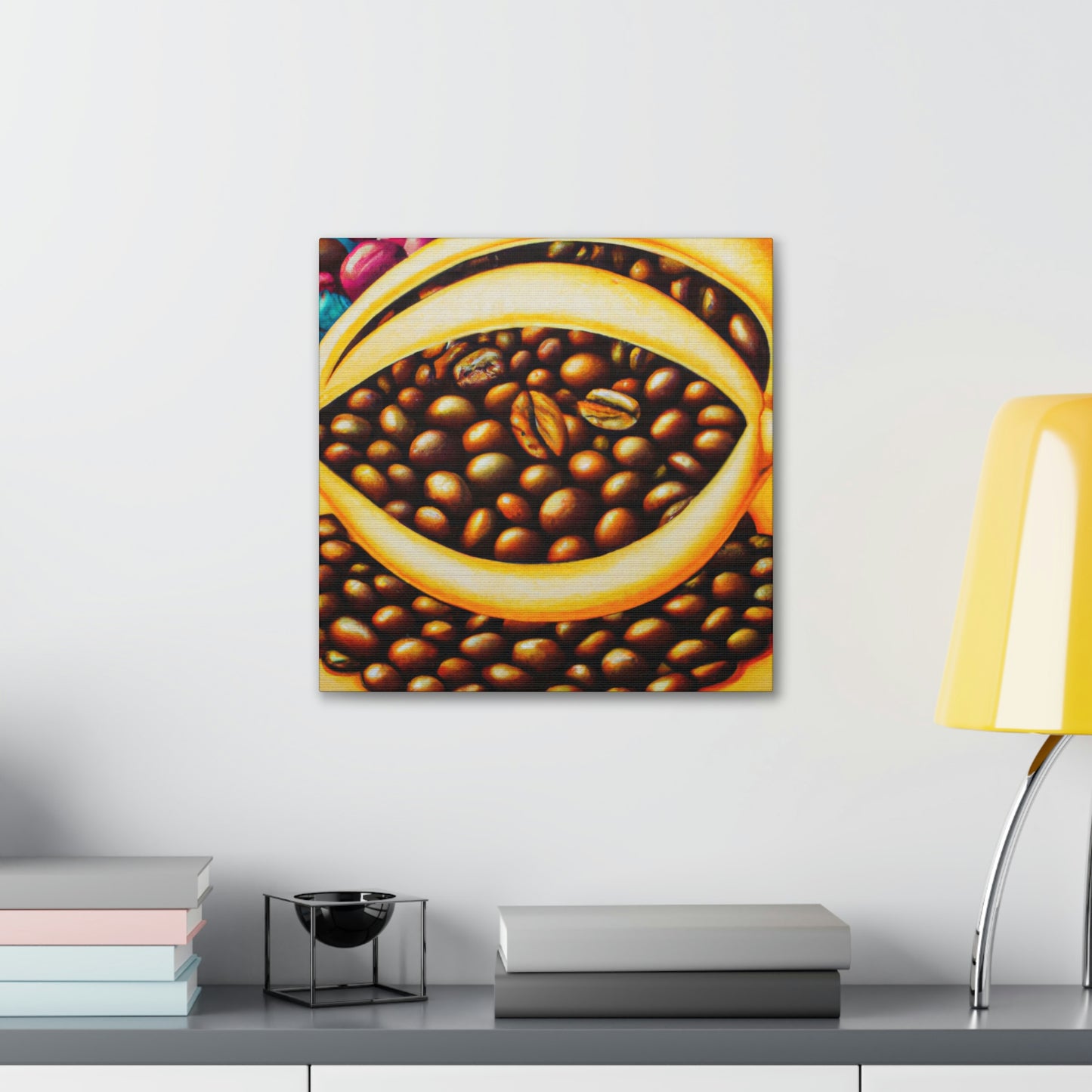 "Coffee Beans Dreamscape" - Canvas