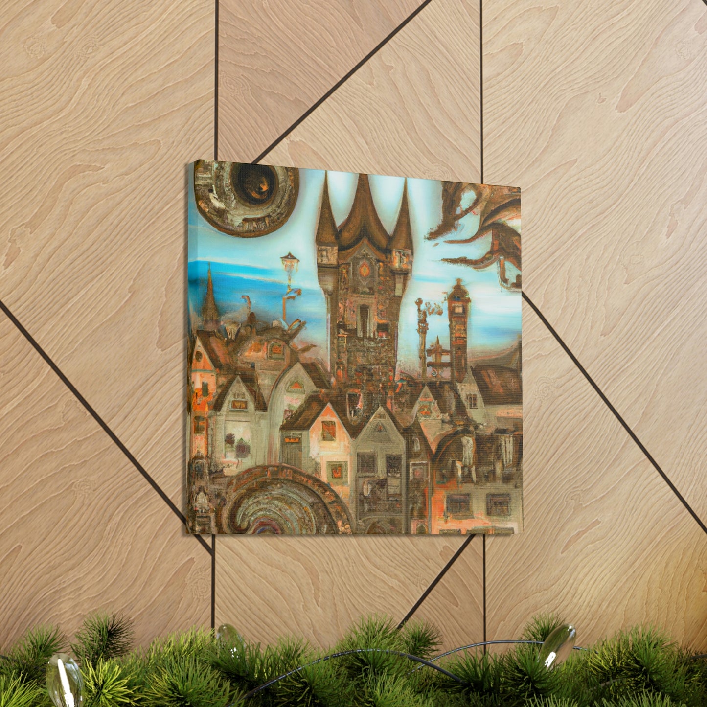 "Tudor Clockwork Dream" - Canvas