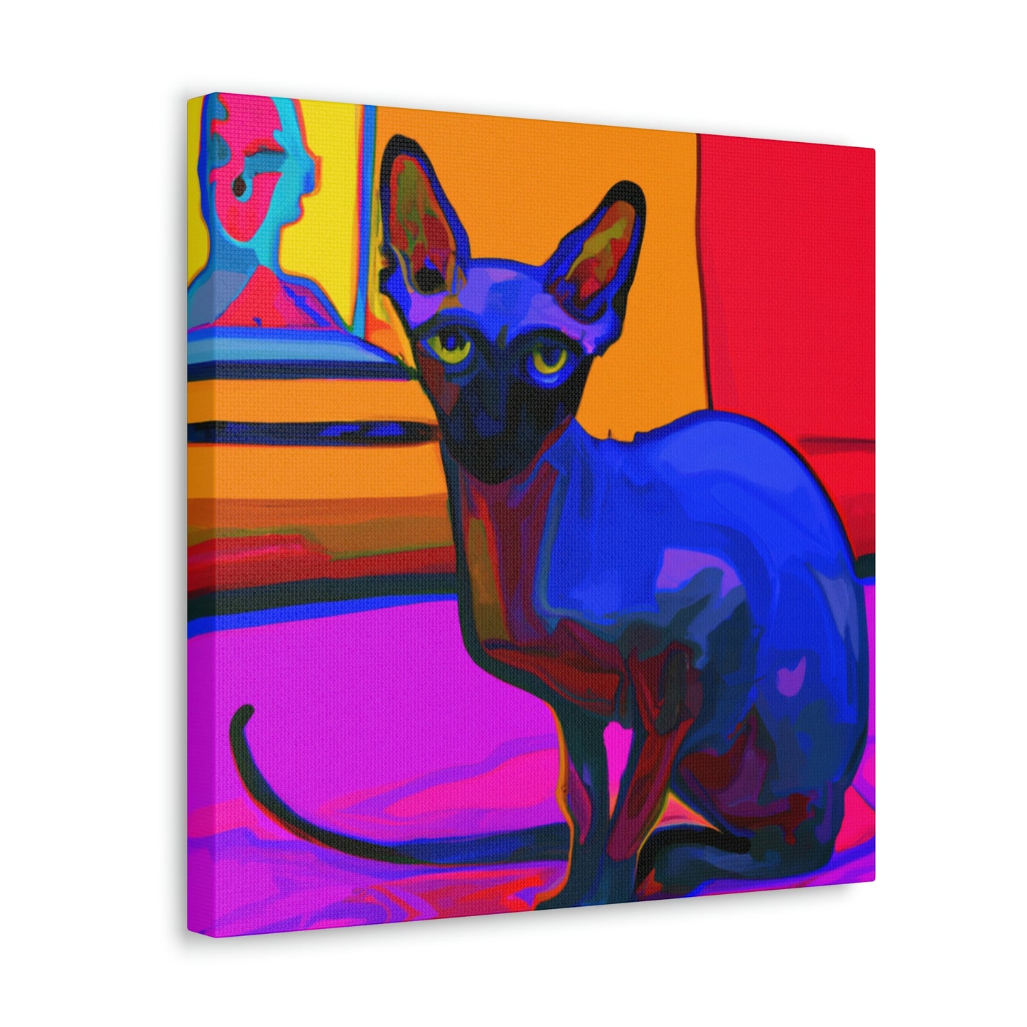 Sphynx in Fauvism - Canvas