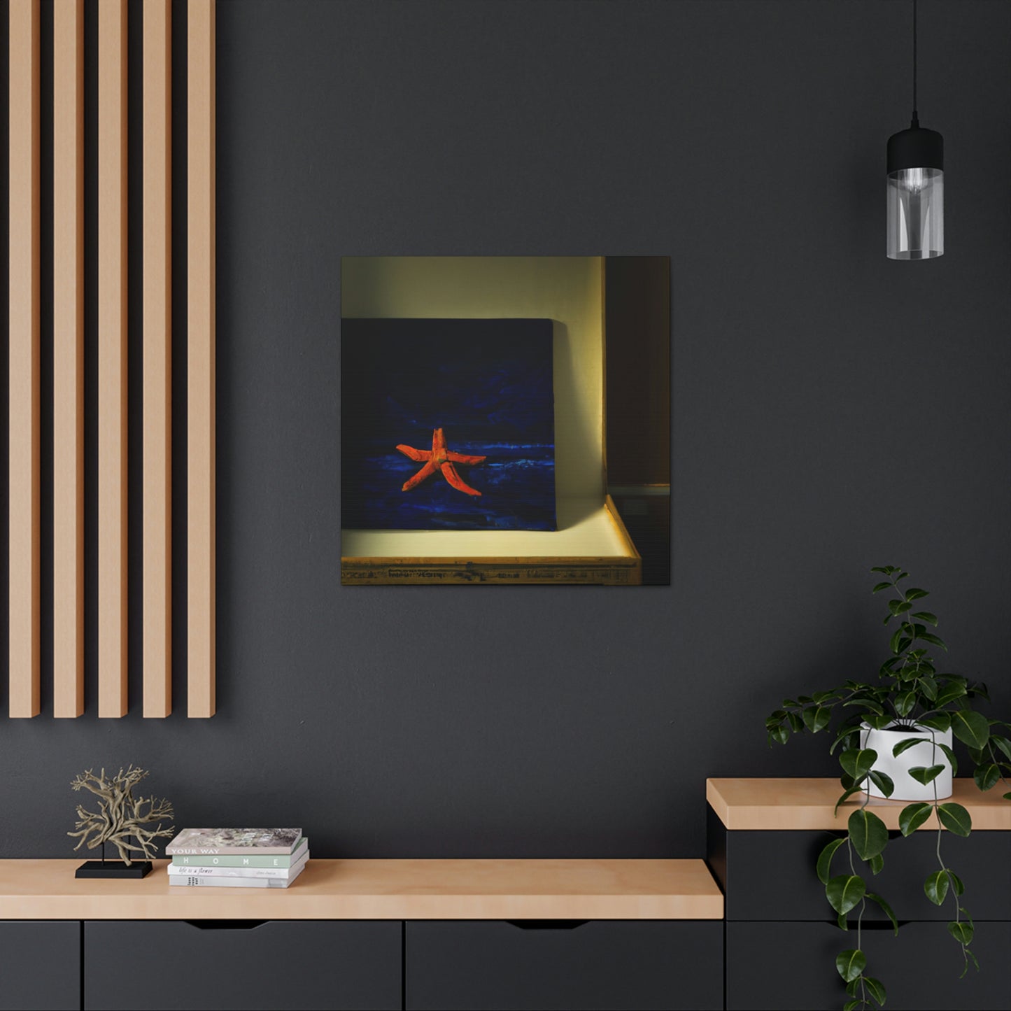 "Starfish Minimalism" - Canvas