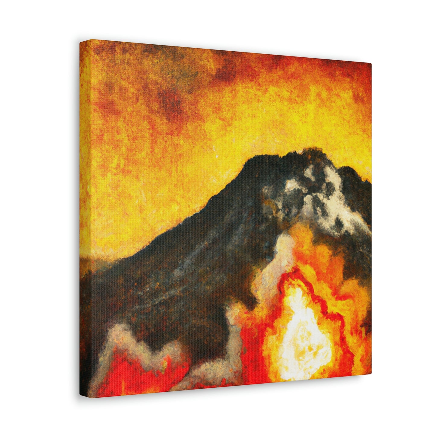 Volcanic Inferno Blaze - Canvas