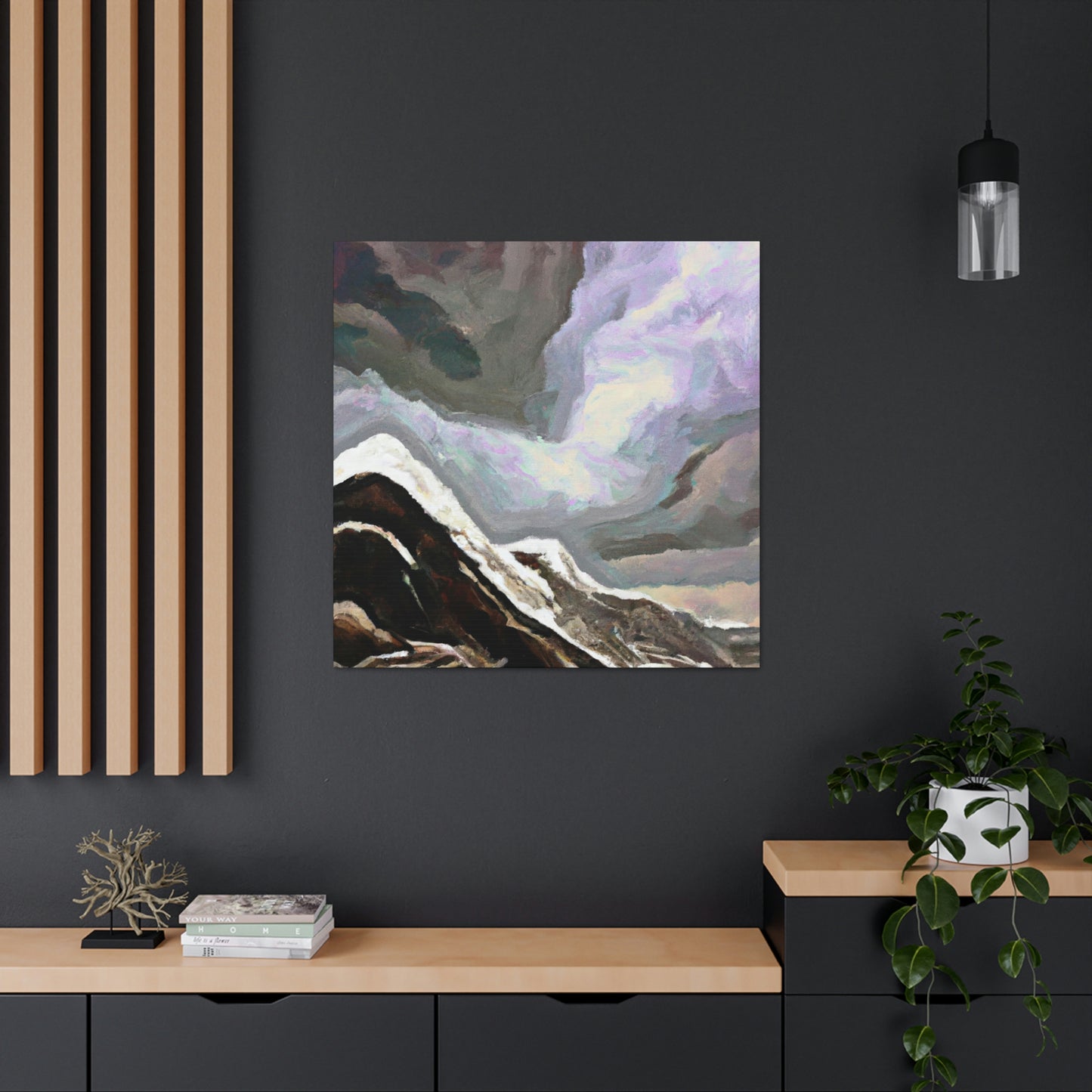 "Mountain Snowy Majesty" - Canvas