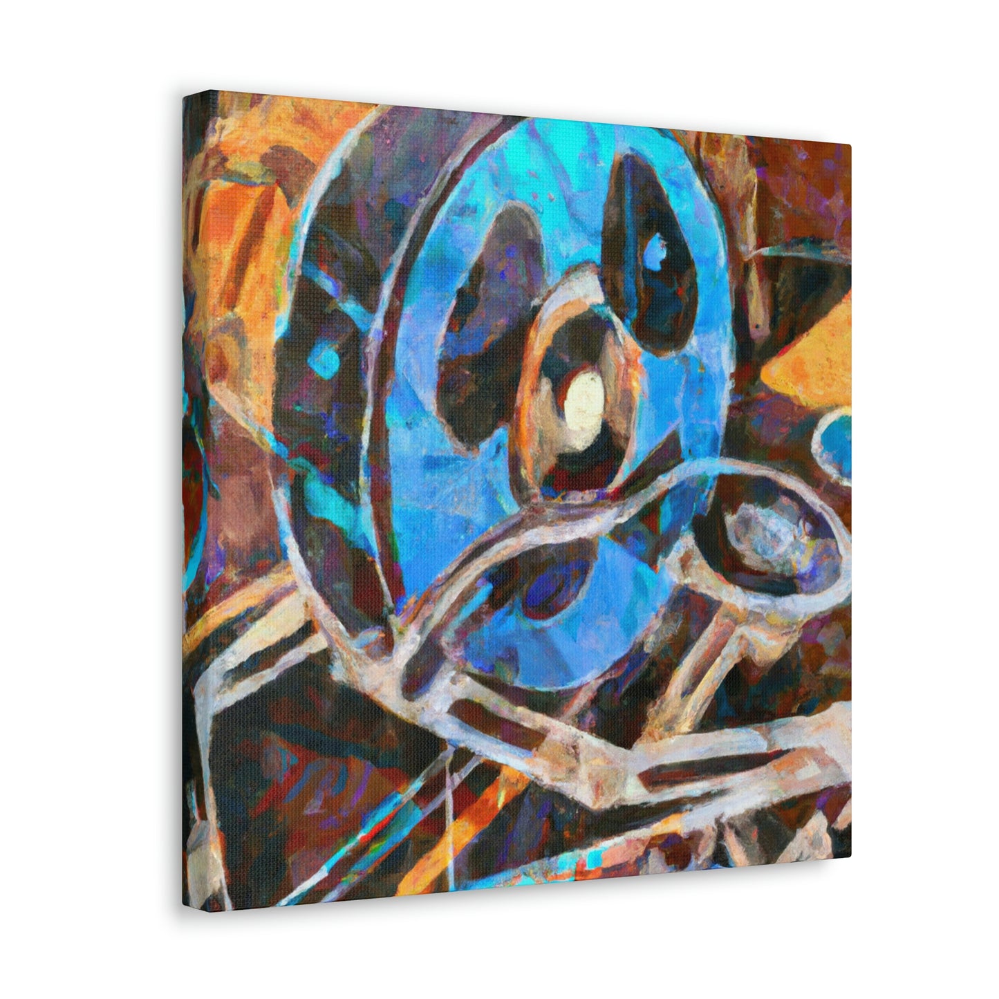 "Reel to Reel Abstraction" - Canvas