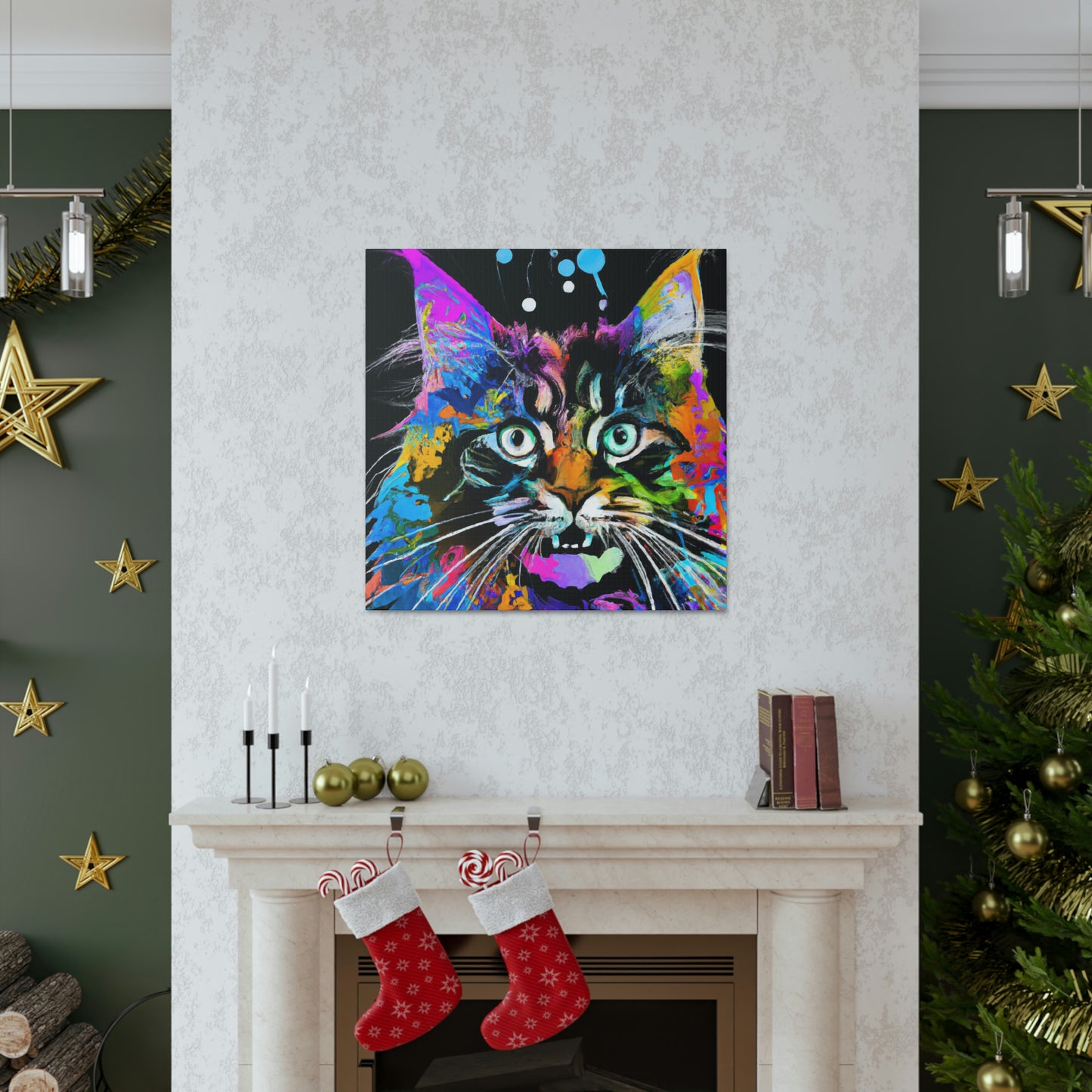 "Maine Coon Pop Art" - Canvas