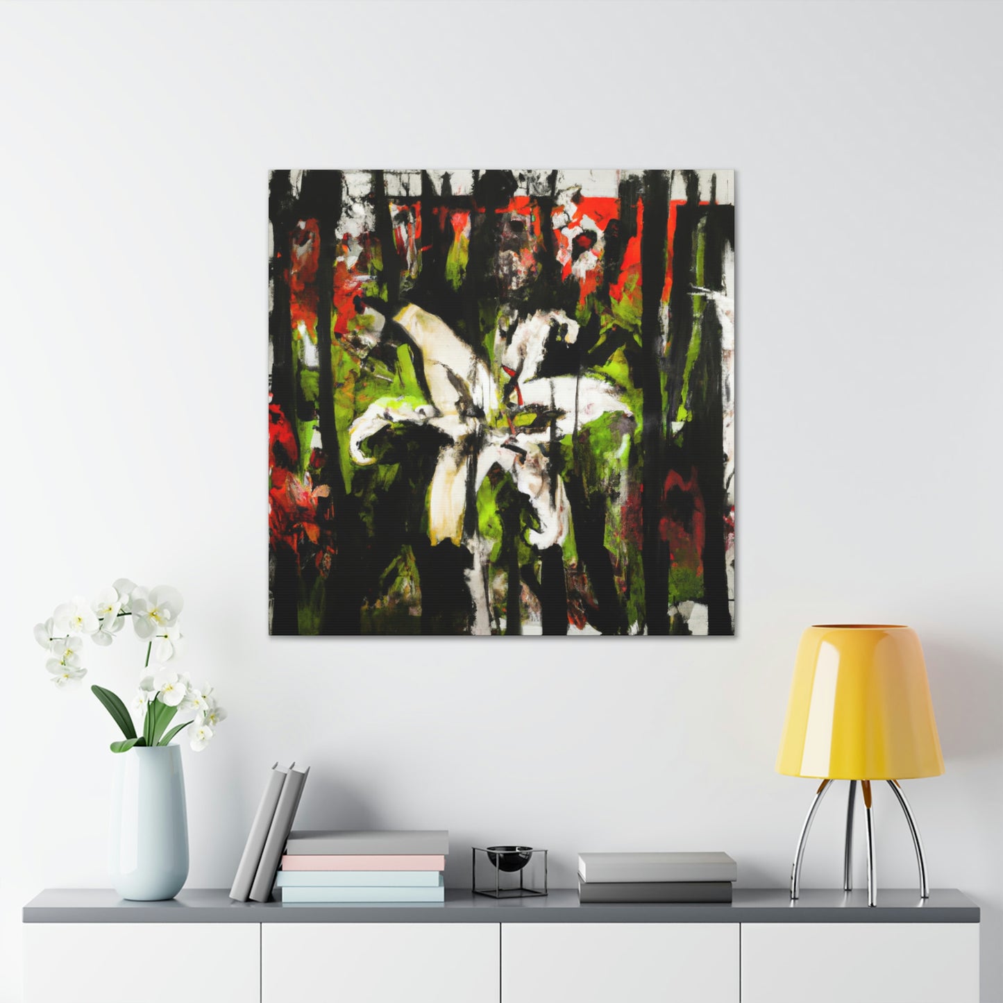 Lily in Expressionism - Canvas