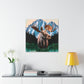 Moose in Baroque Splendor - Canvas