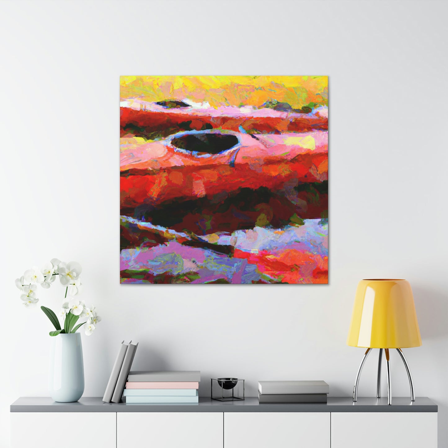 Kayak on the Waves - Canvas