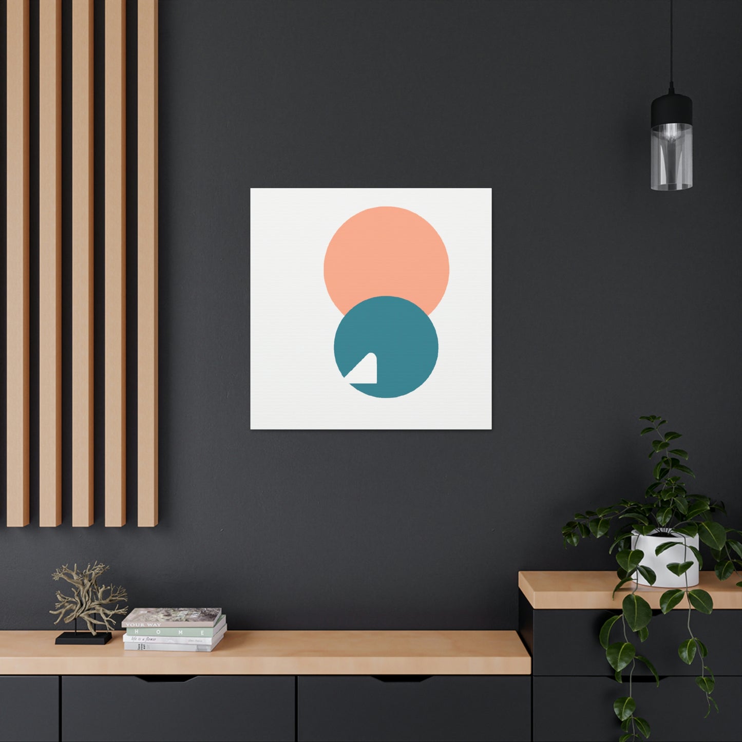 "Peaceful Minimalist Calm" - Canvas