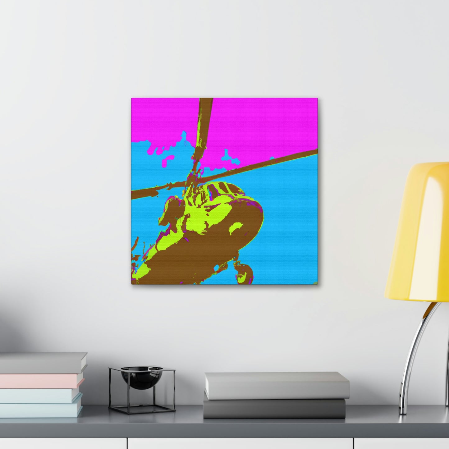 Helicopter Pop Artful - Canvas