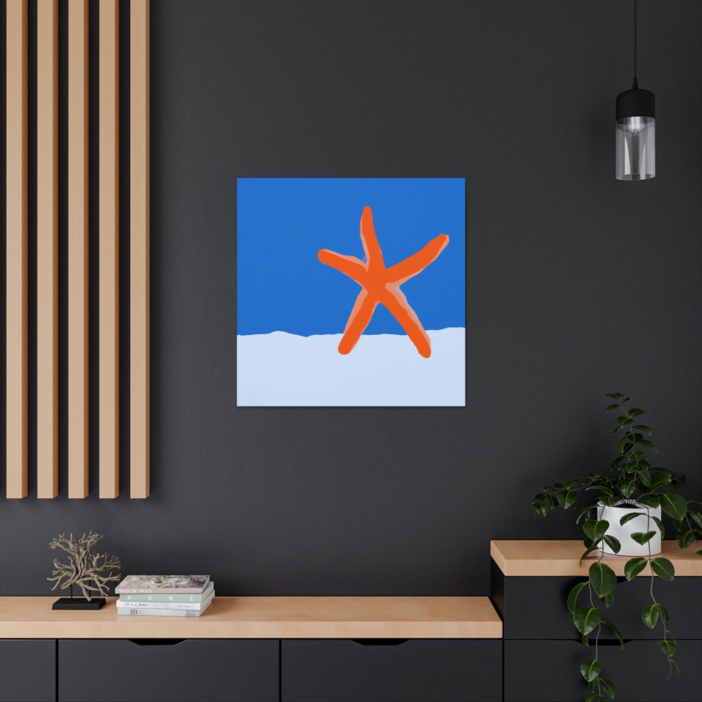 "Starfish in Minimalism" - Canvas