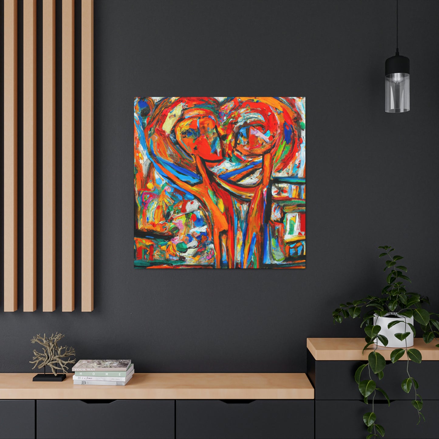 "Lovers' Bridge Affinity" - Canvas