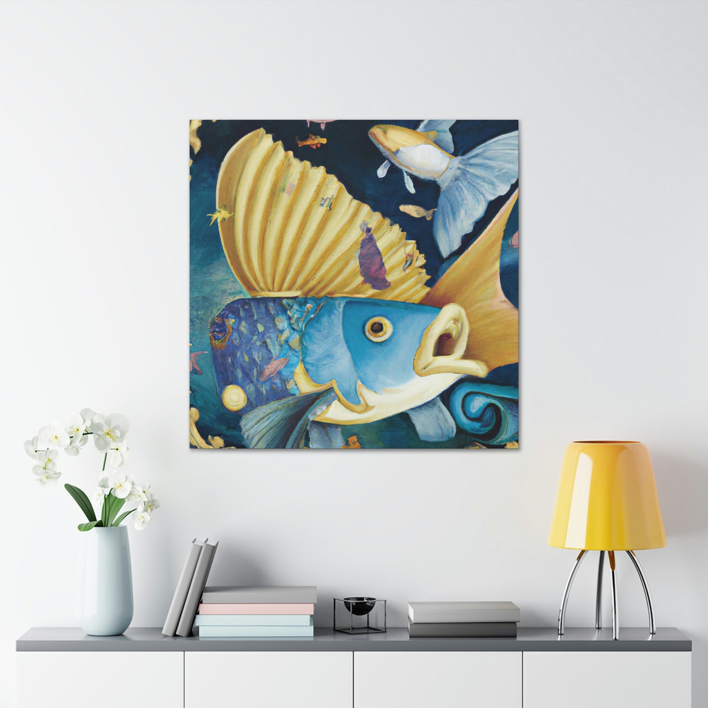 Fishes in the Stream - Canvas