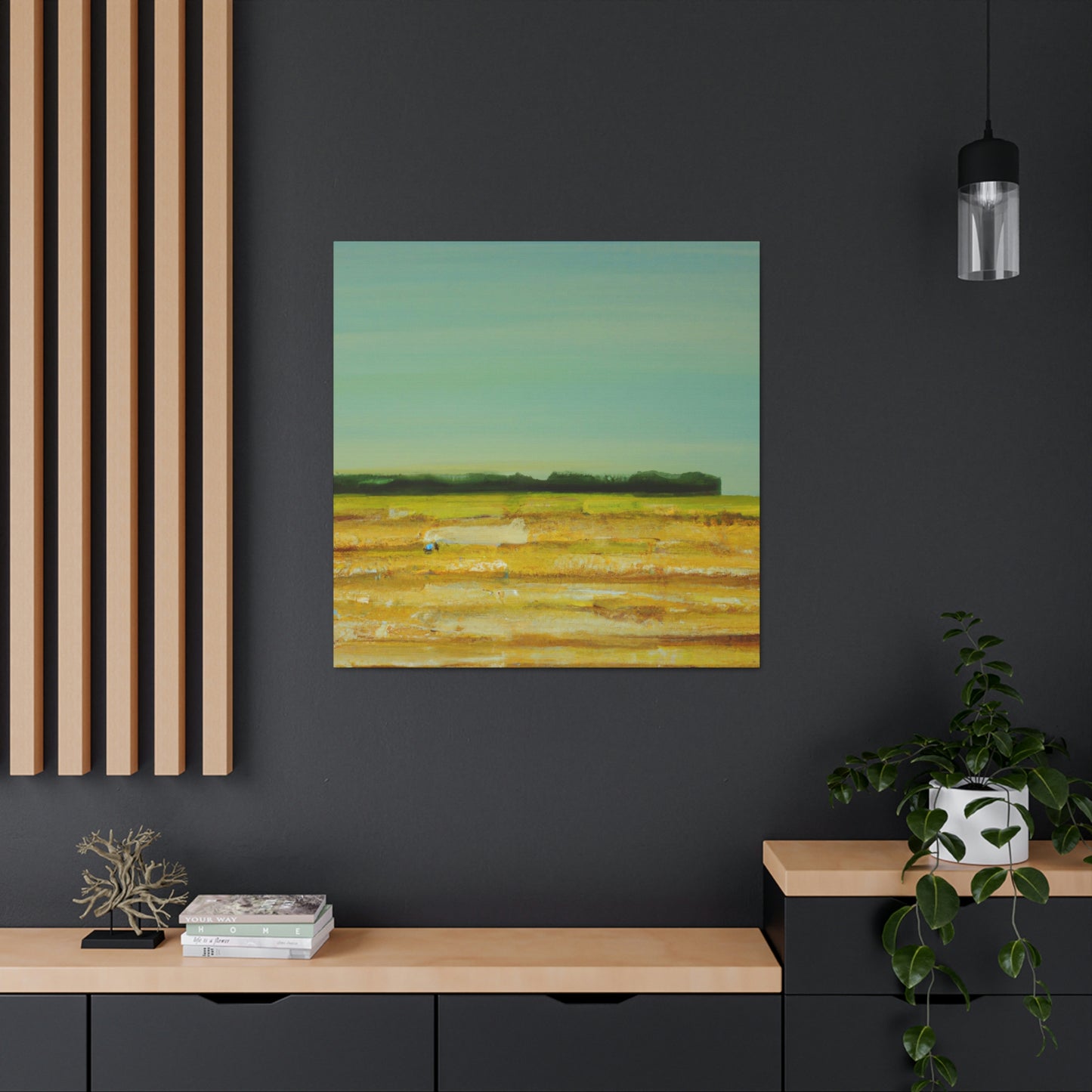 "Corn Field Minimalism" - Canvas