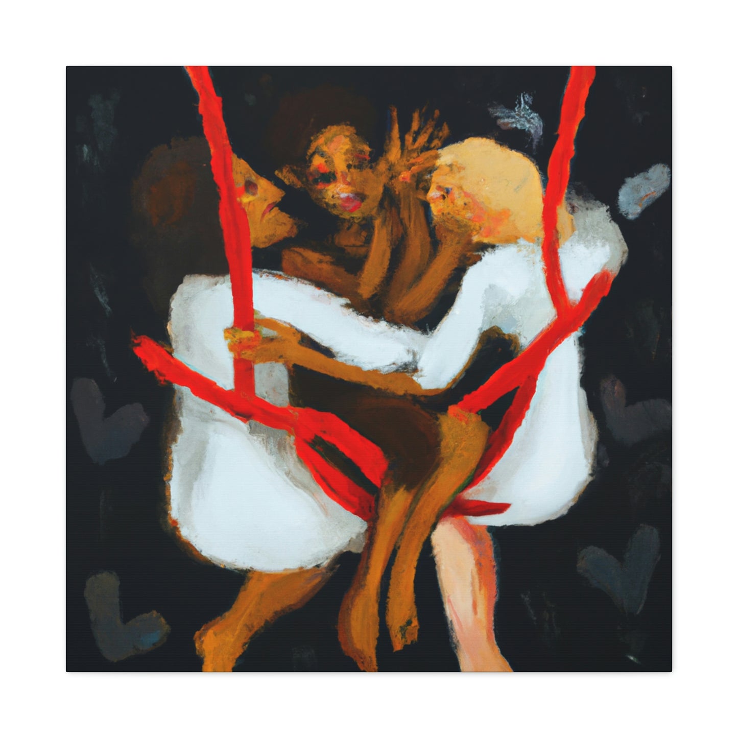 Love on the Swing - Canvas