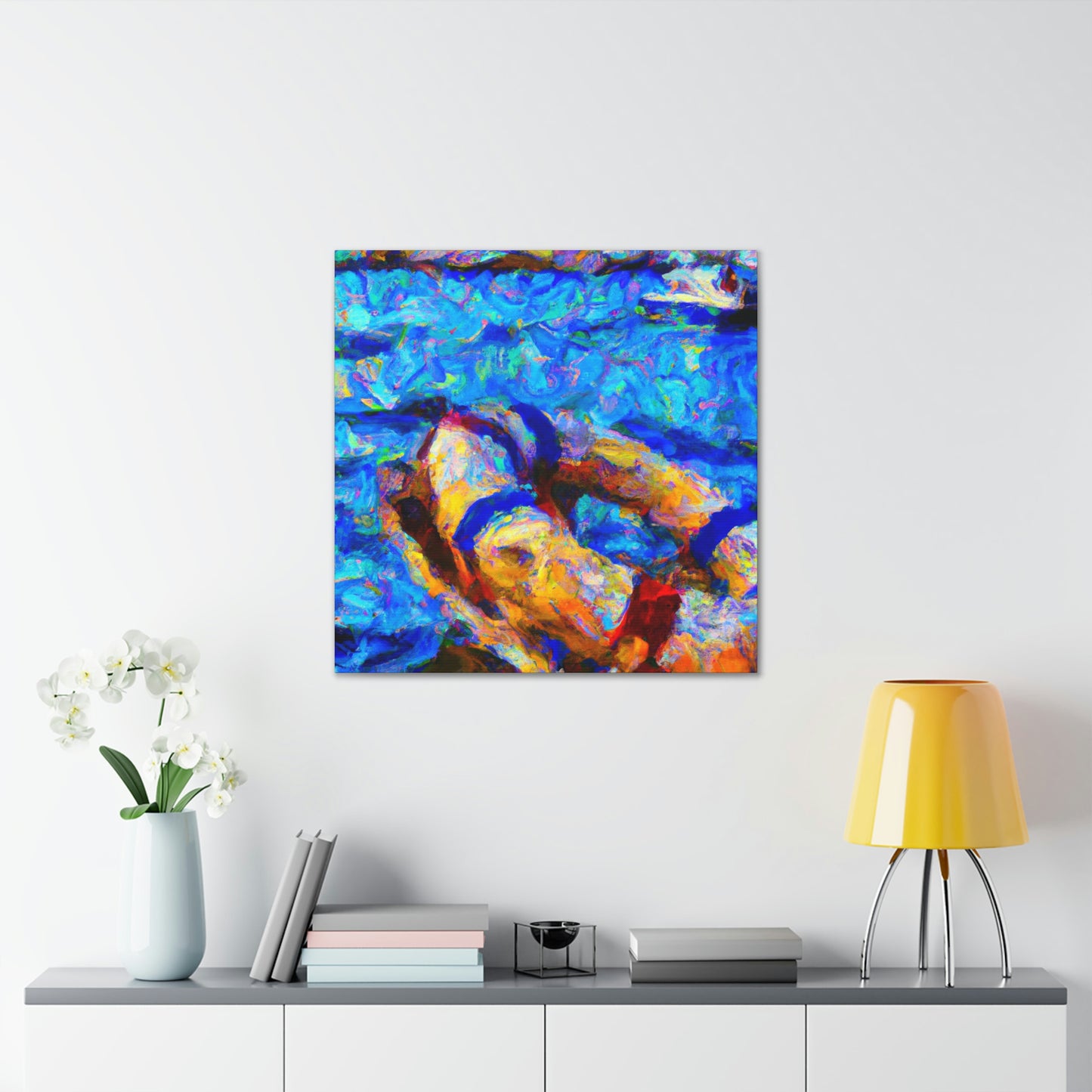 "Life Raft Adrift" - Canvas