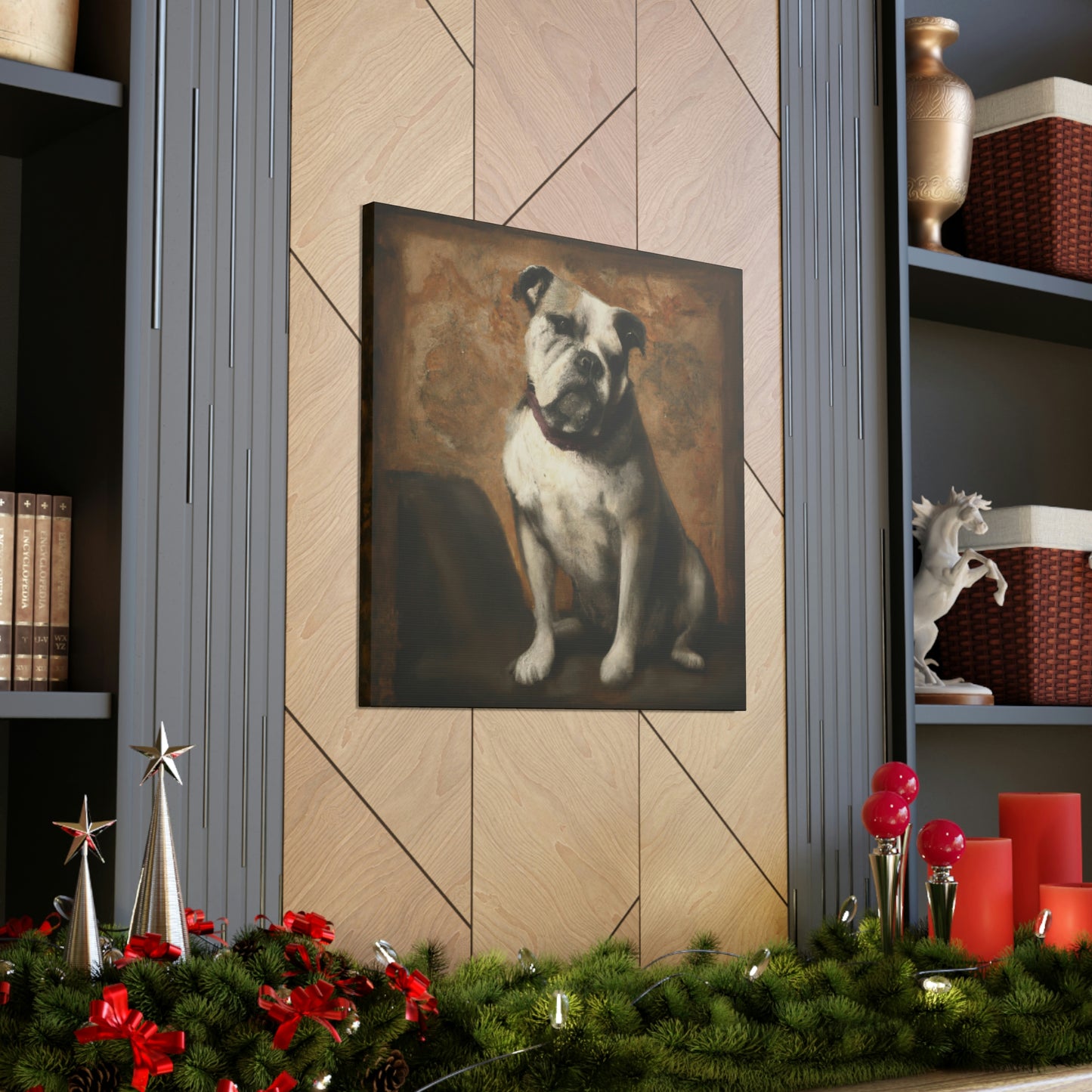 "Bulldog of Baroque" - Canvas