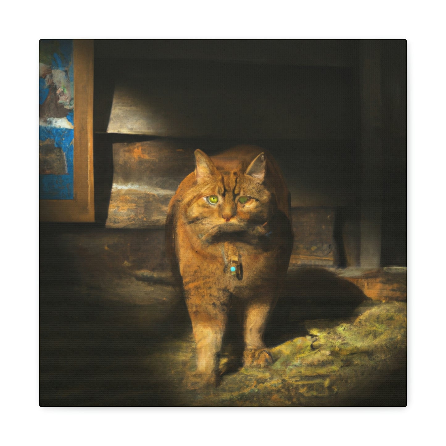 Purr of the Barn - Canvas