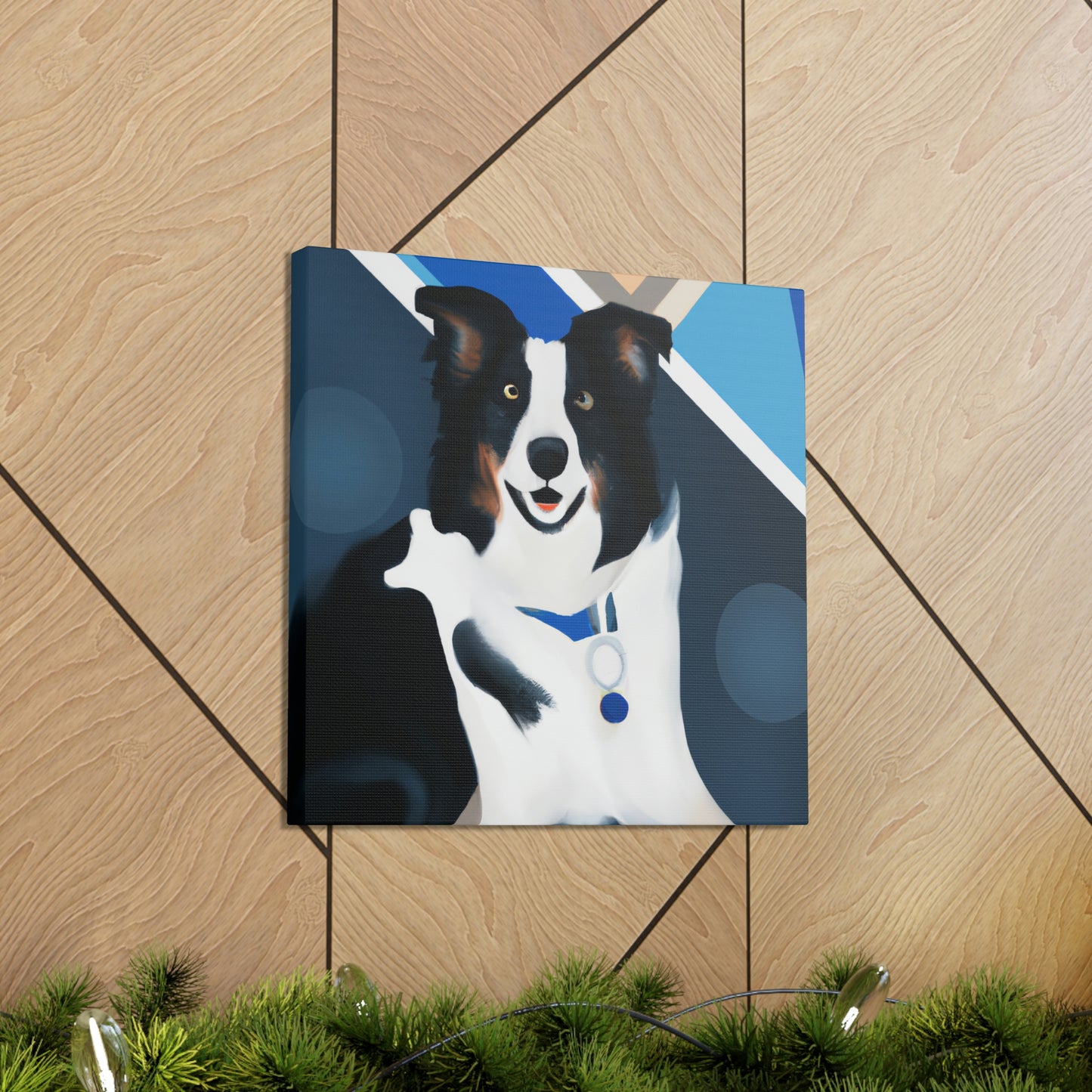 Border Collie Brilliance - Canvas