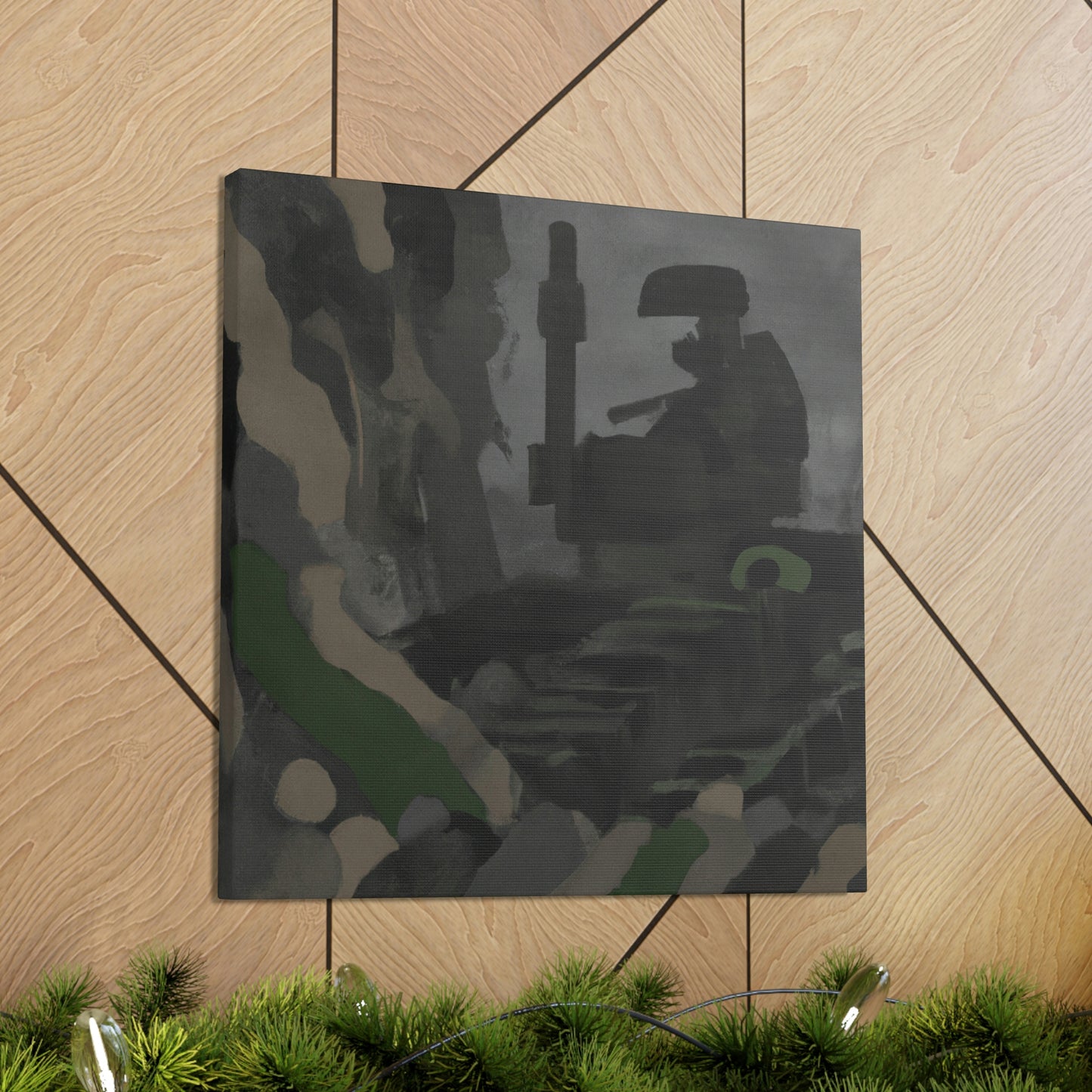 Sniper's Stealthy Stance - Canvas