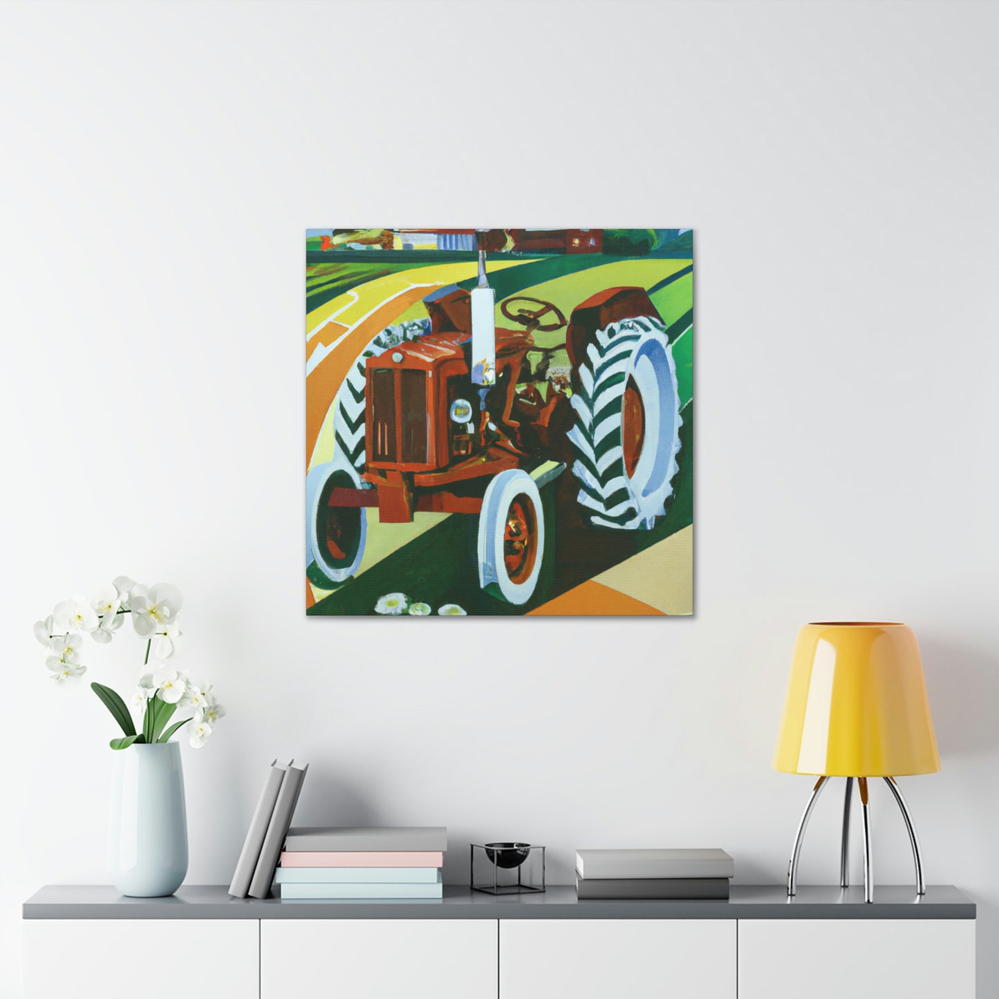 "Tractor of the Fields" - Canvas