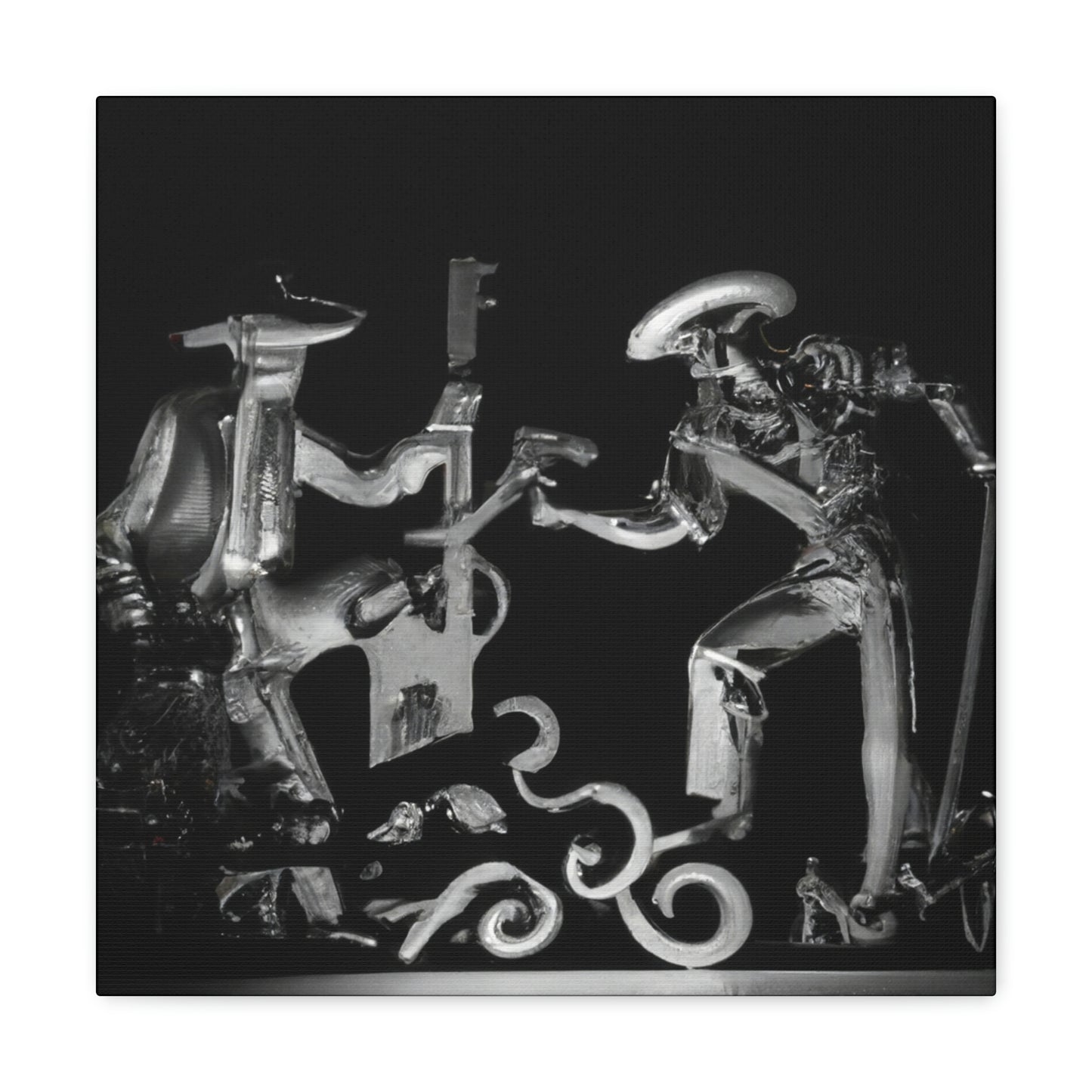 "Branding Fancy Ironwork" - Canvas