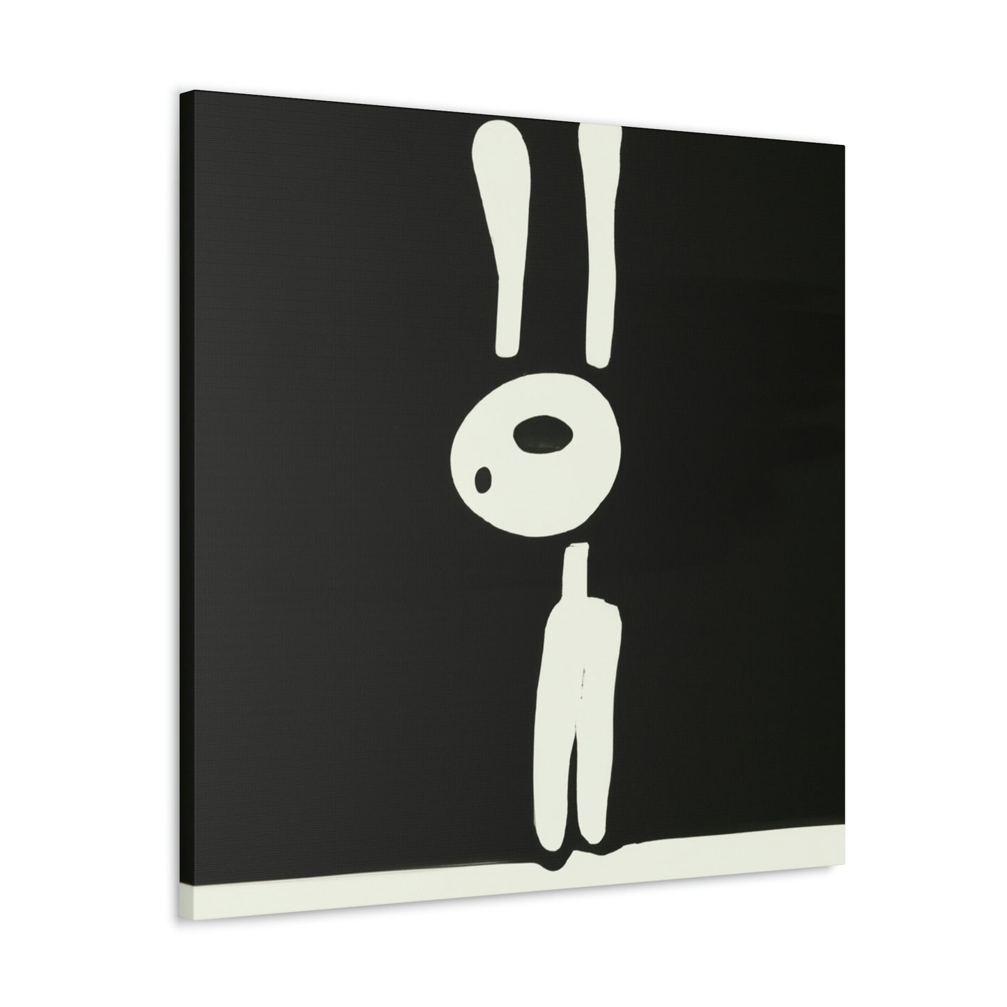 "Rabbit's Minimalist Dream" - Canvas