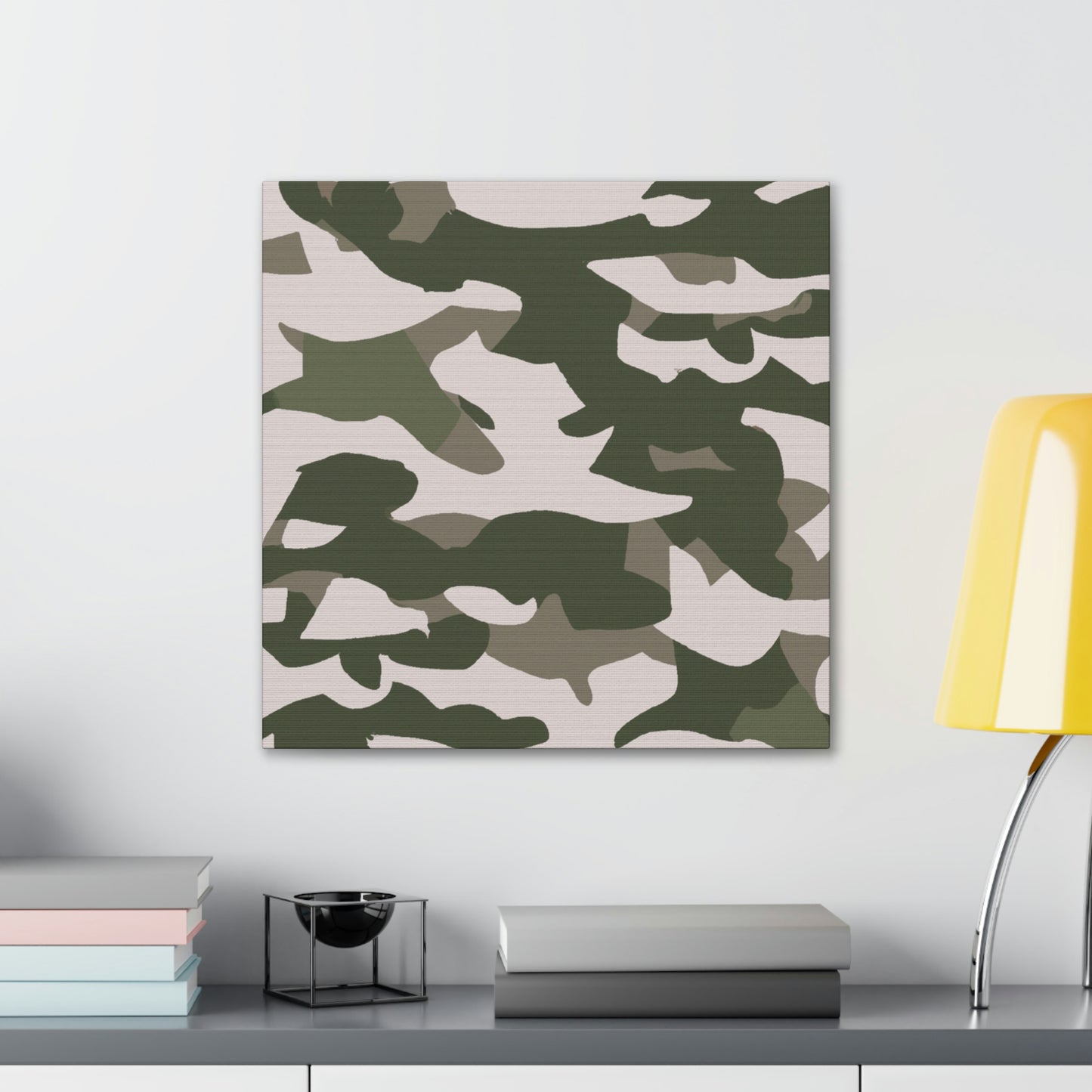 "Camouflage in Monochrome." - Canvas