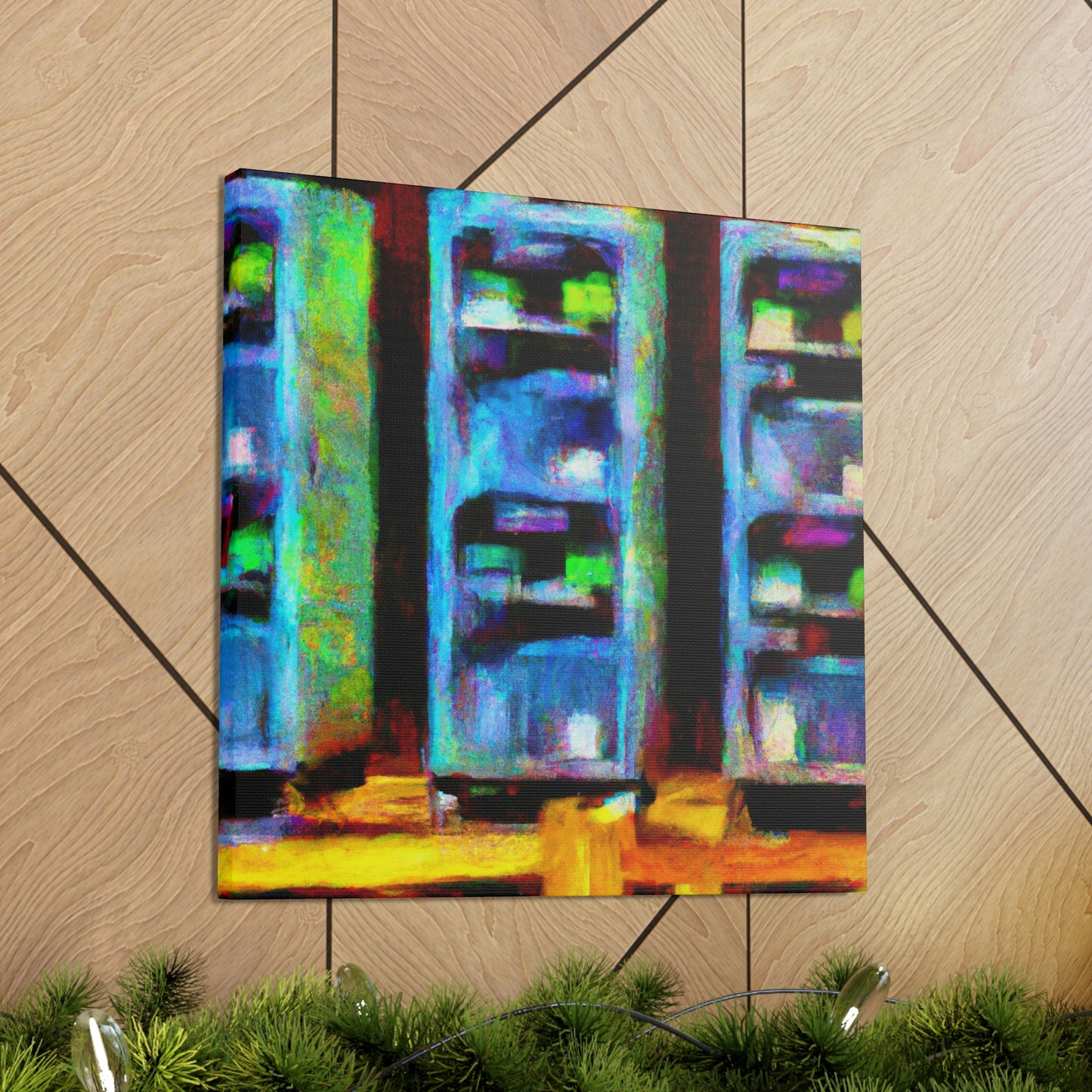 "Digital Tech Impressionism" - Canvas