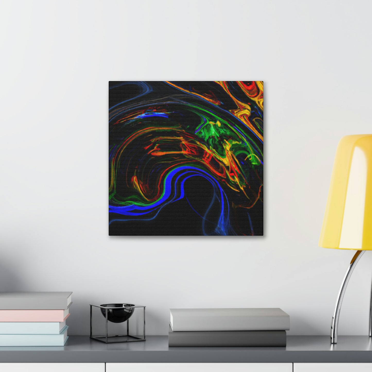 Dawn of Flowing Colors - Canvas