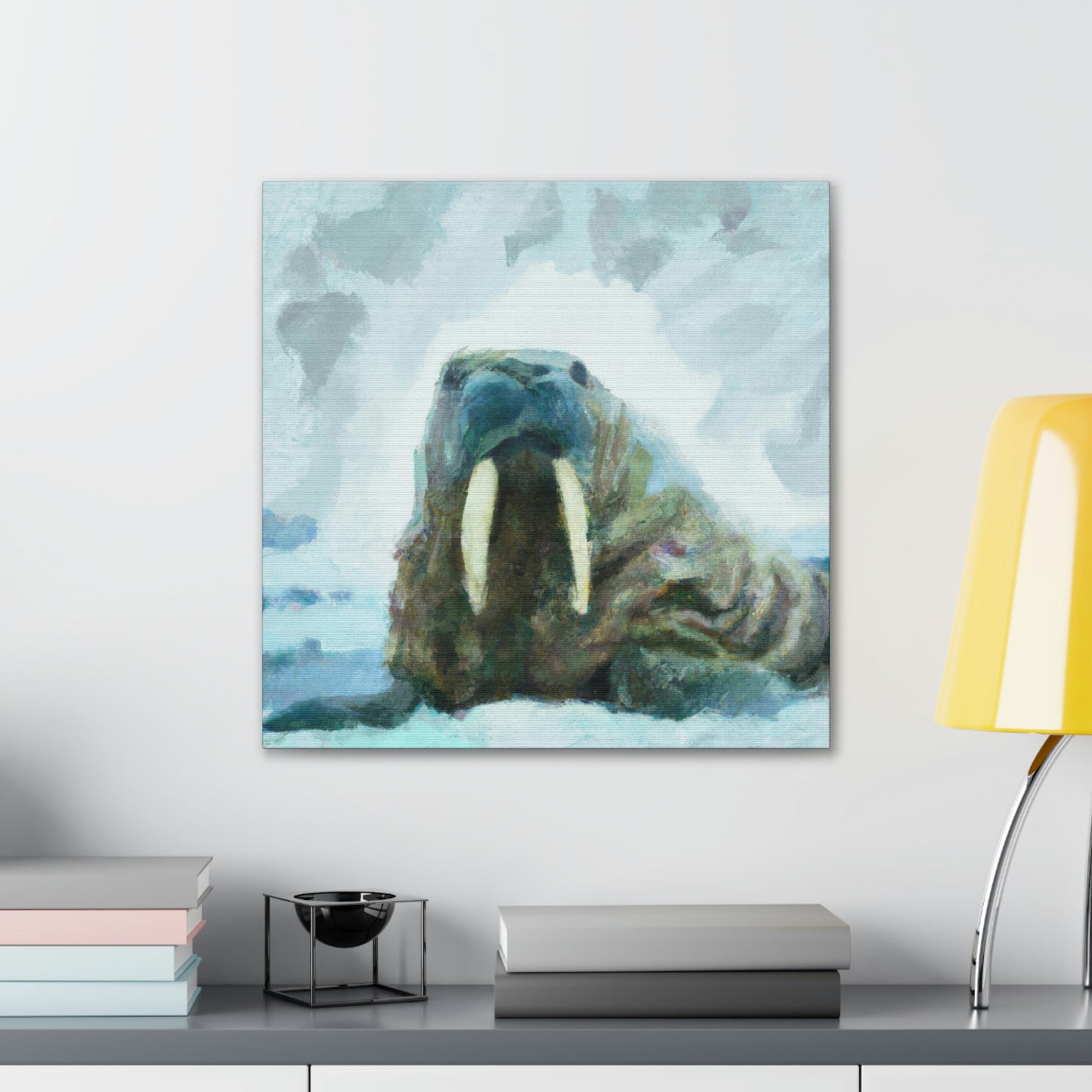 "Walrus in Expressionism" - Canvas