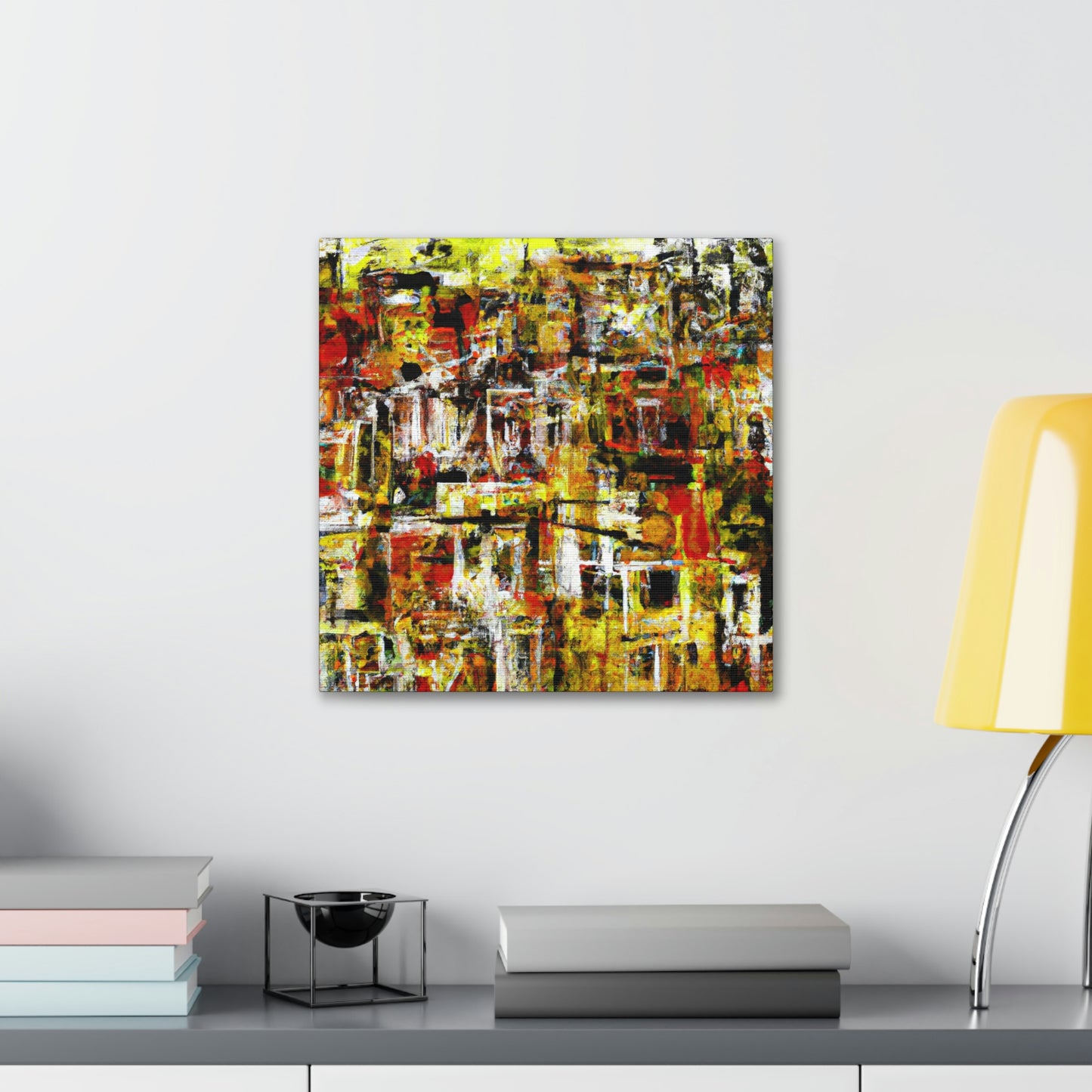 "Colonial Abstract Expressionism" - Canvas