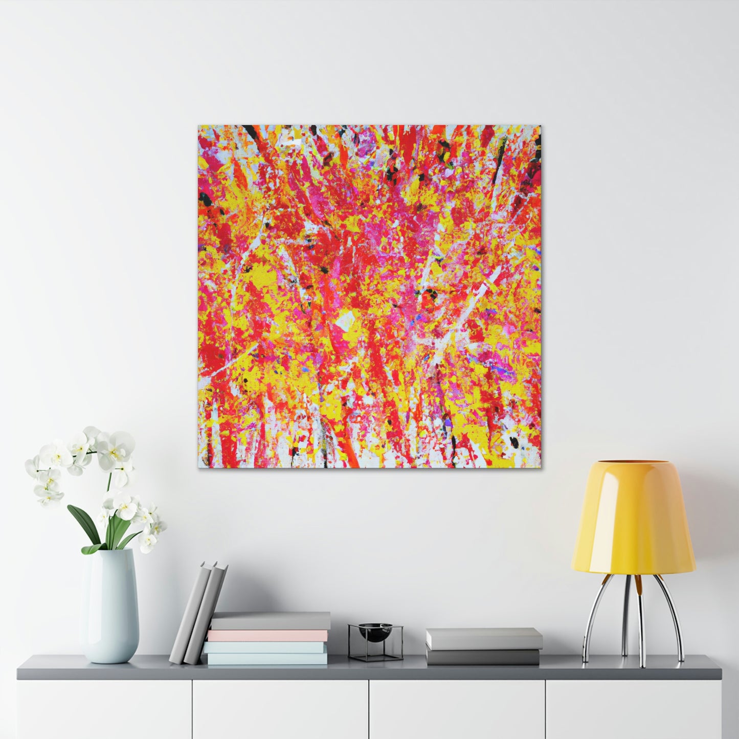 Sunlit Agitation Ablaze - Canvas