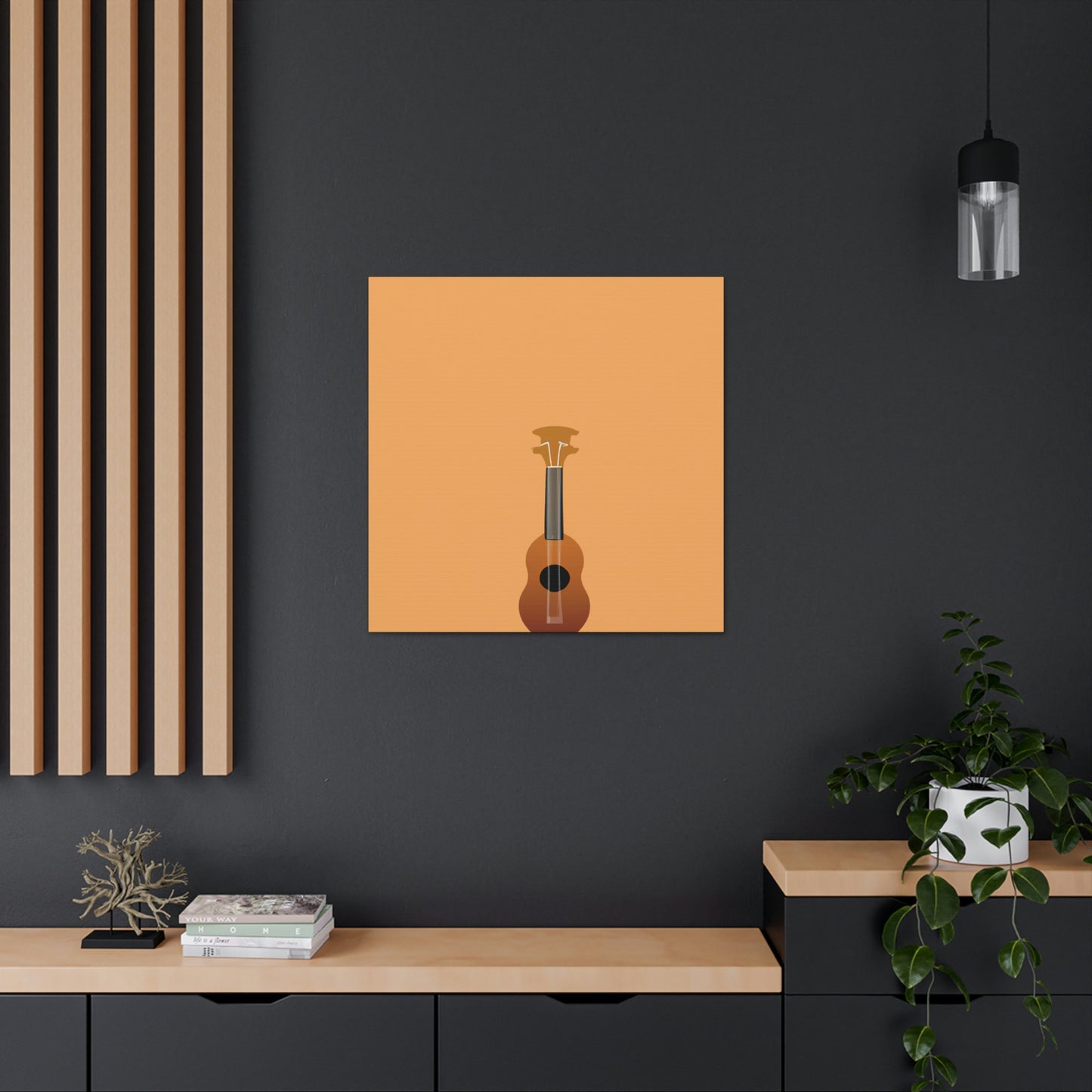 "Ukelele Of Minimalism" - Canvas