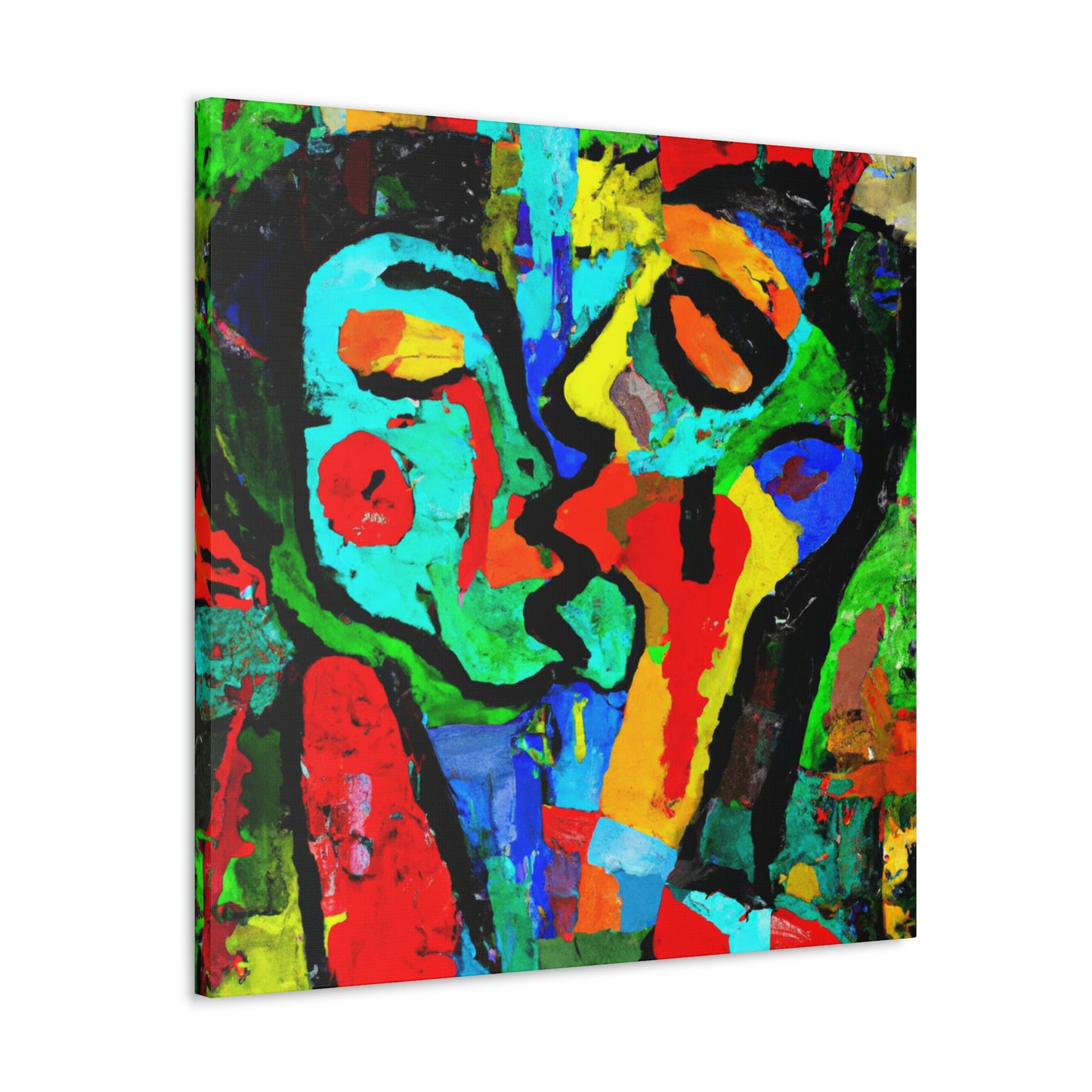 Love's Ardent Embrace - Canvas