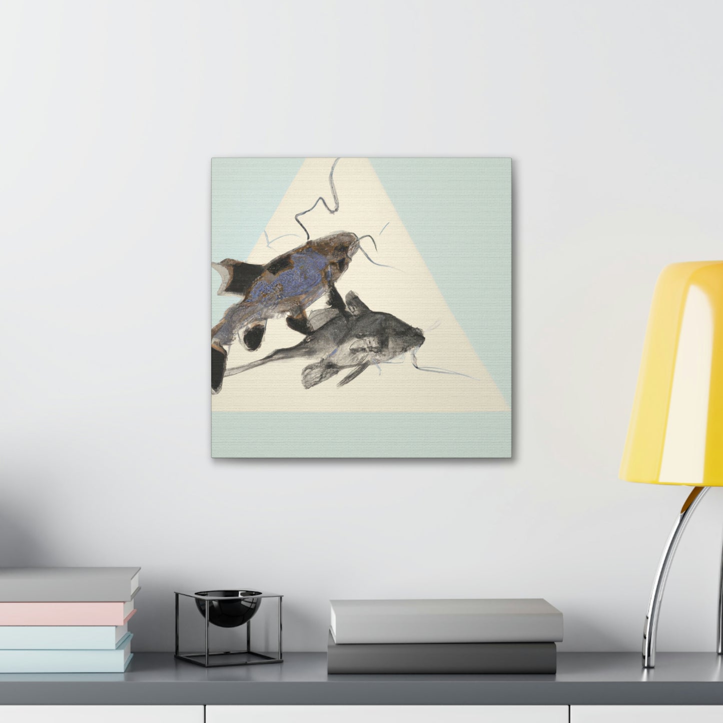 Corydoras Catfish Minimalism - Canvas