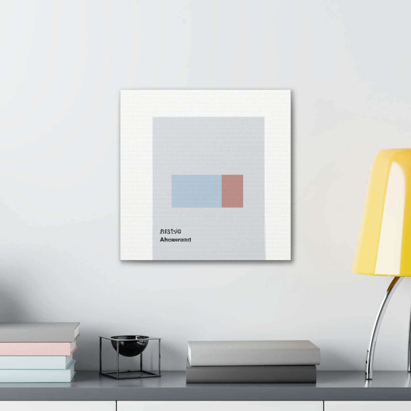 Crisp Chromatic Simplicity - Canvas