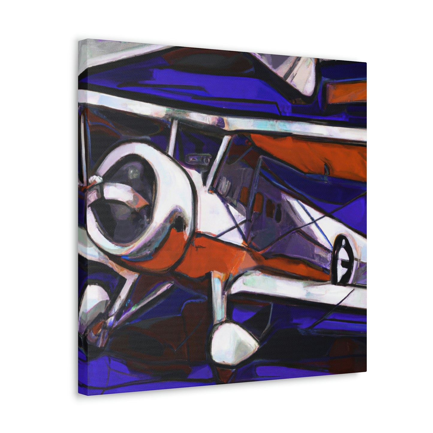 "Vintage Plane Flight" - Canvas